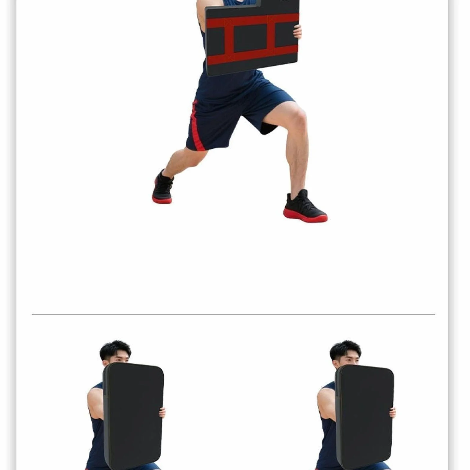 TISHITA 3 Pezzi Paracolpi Basket Cuscino Protezione Blocco Pallacanestro Pad Imbottito Pelle PU Multifunzionale