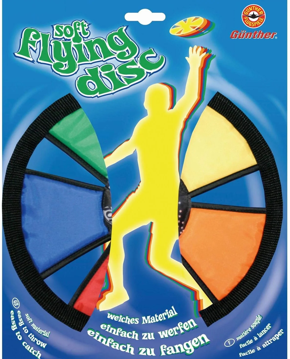 GÜNTHER FLUGSPIELE 1381 Frisbee disco volante morbido 25 cm