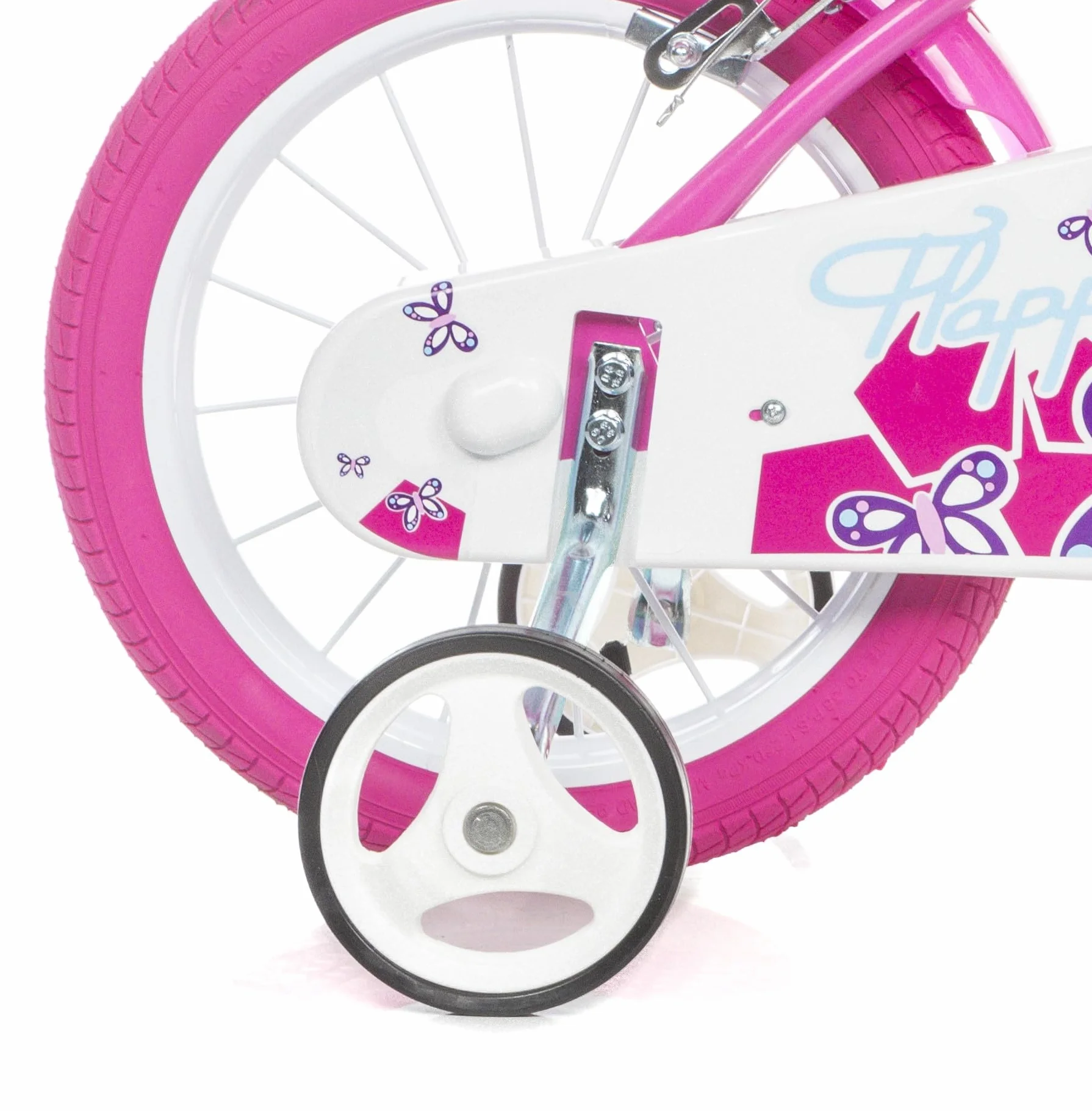DINO BIKES Bicicletta da bambina FLAPPY 14" per altezza 95-115 cm