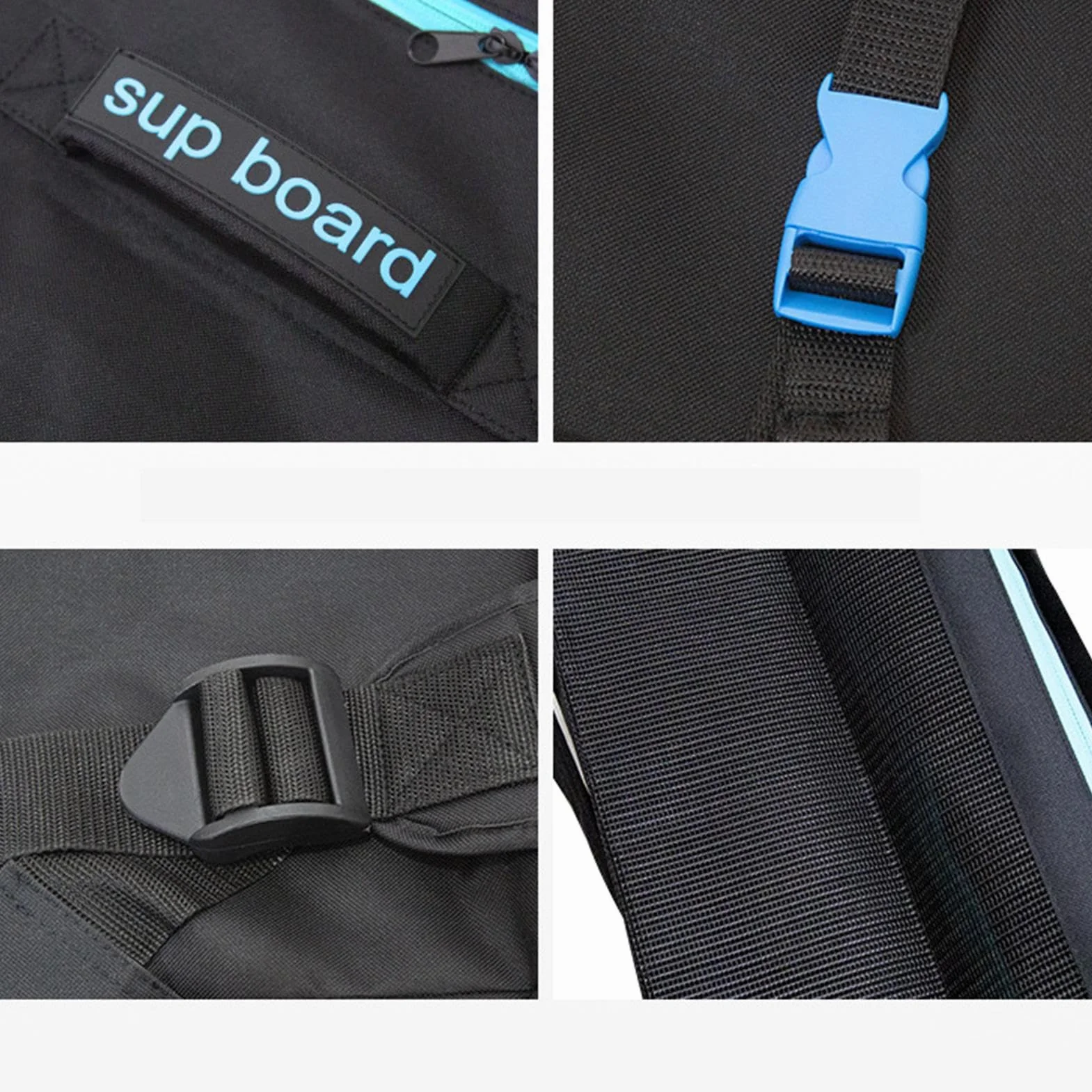 125L Zaino da viaggio per paddleboard gonfiabile Su-p Stand Up Board Borsa da trasporto Zaino a spalla | Zaino da viaggio per tavole gonfiabili, fodera imbottita in schiuma per kayak, tavola da surf