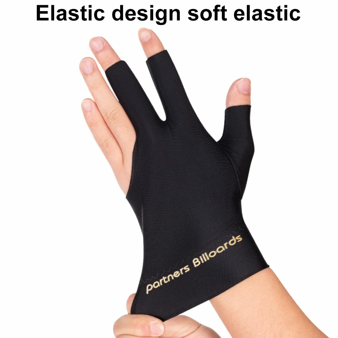 Guanto da Biliardo Traspirante Asciugatura Rapida Tre Dita Unisex 2 Pezzi