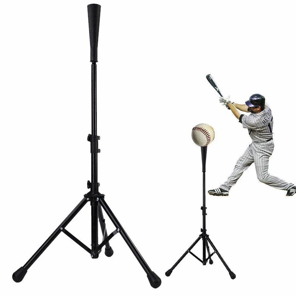 Battuta in Gomma Battuta Baseball Batting Tee Softball Batting Tee Tee Regolable Batting Tee Pract Allenamento di Hicting Ball