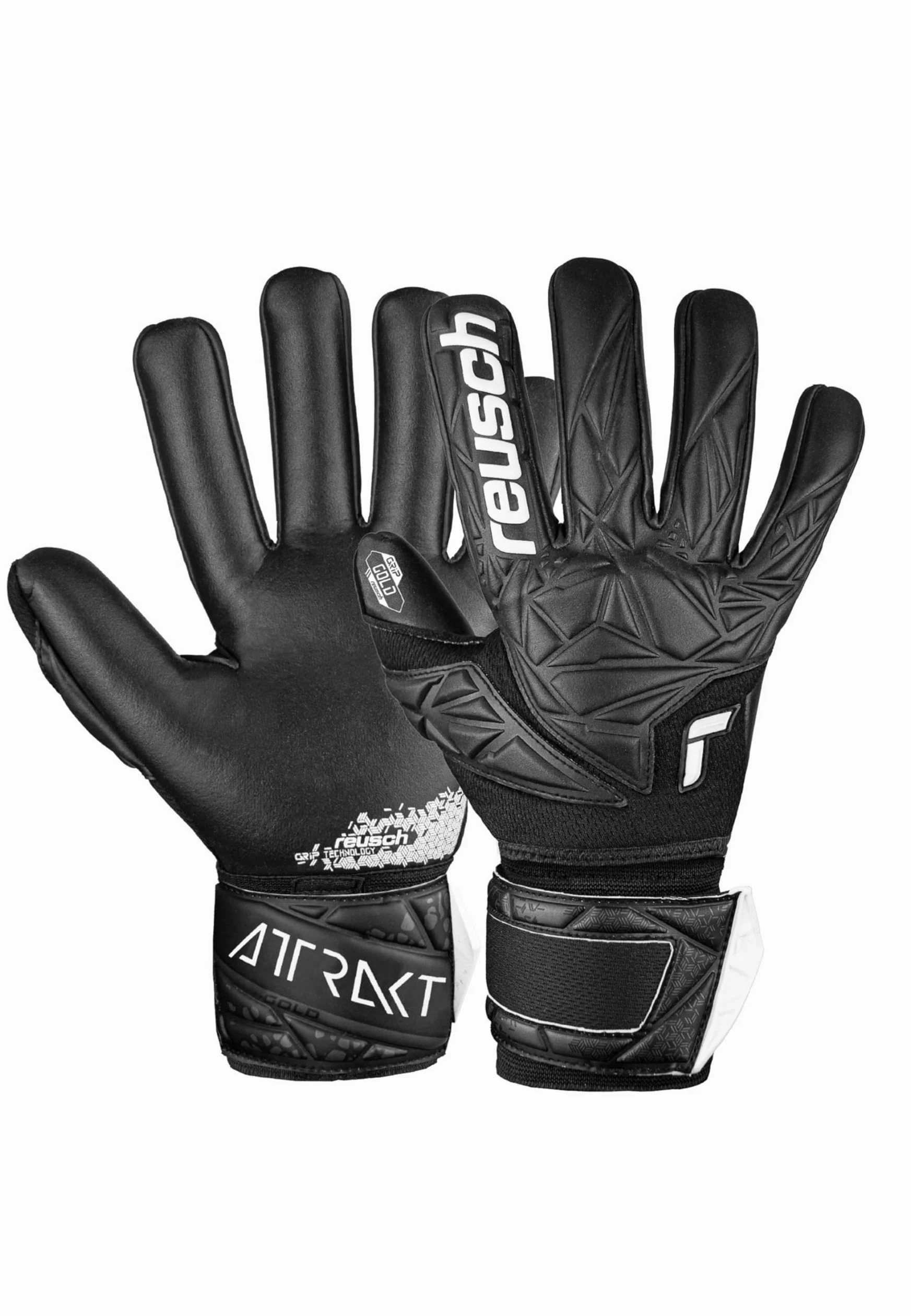 Reusch Attrakt Gold NC Finger Support, Guanti da Portiere Unisex Adulto
