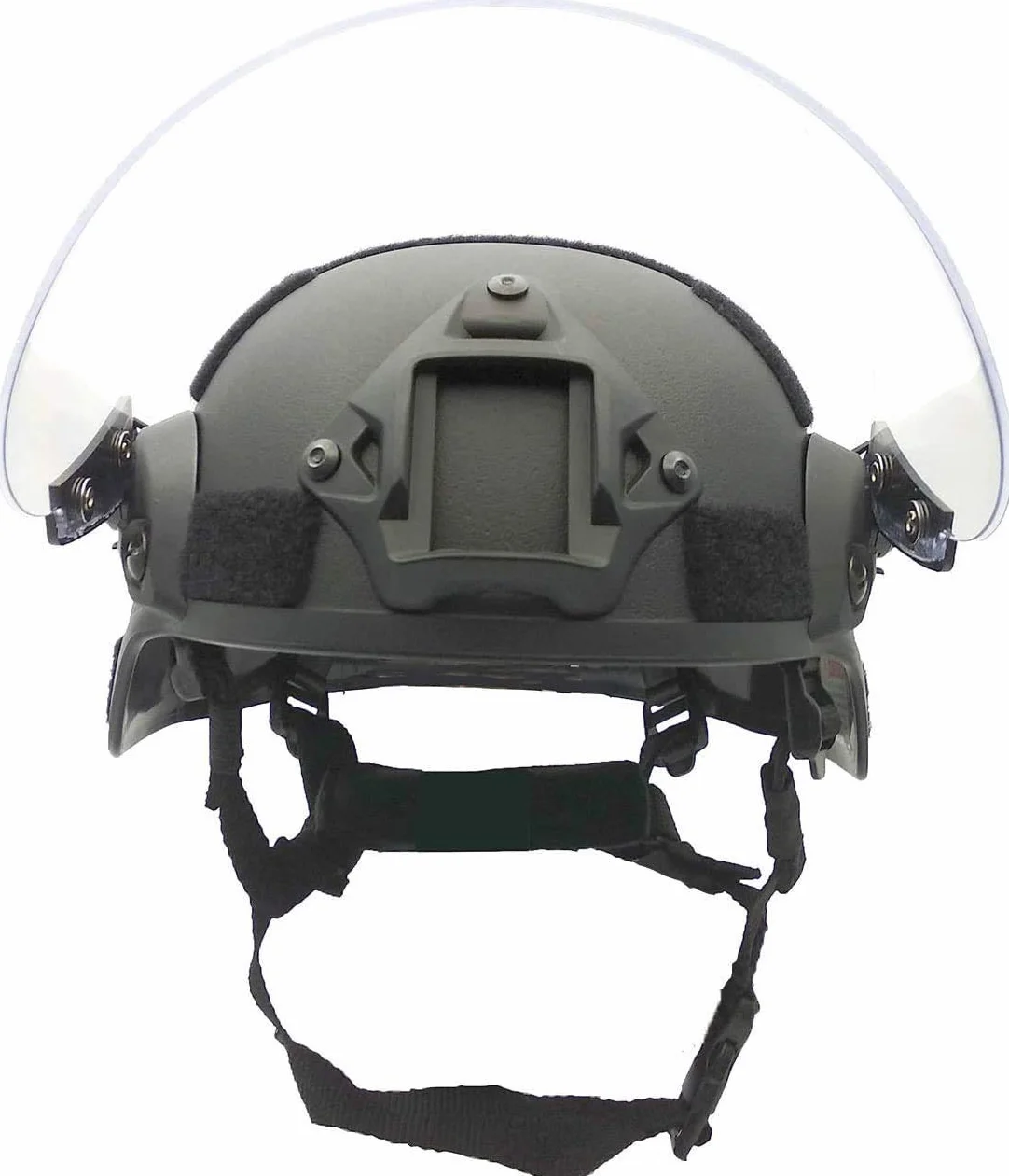 Casco Protettivo Tattico Airsoft Mich 2000 Action Version con Staffa NVG e Maschera Visiera Antivandalo