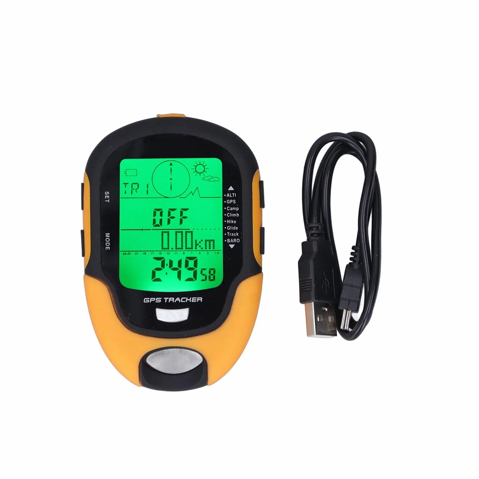 Misuratore Multifunzione GPS Altimetro Elettronico Barometro Termometro Igrometro Bussola Digitale Impermeabile Accessori Professionali