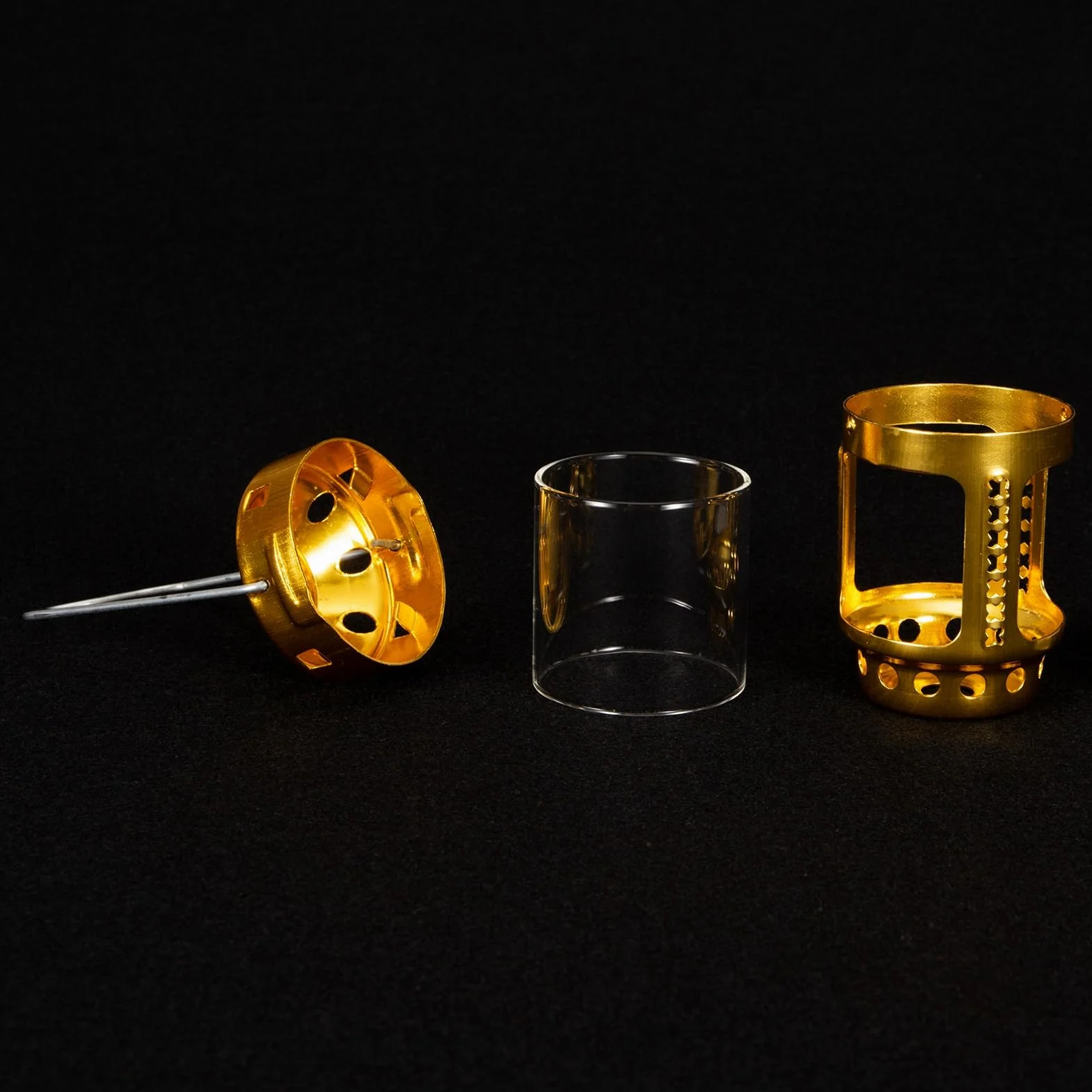 Lampada a candela da campeggio in lega di alluminio 2 PCS