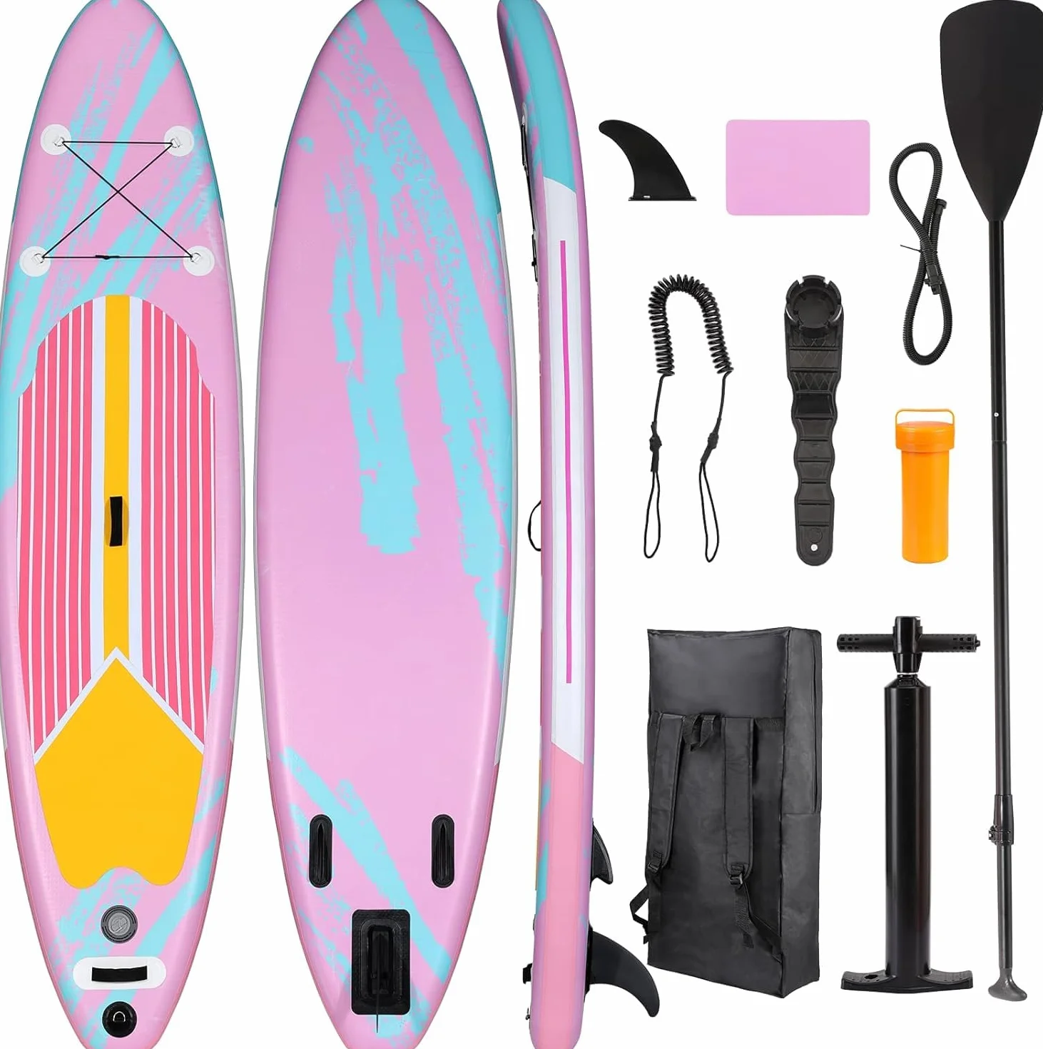 Tavola Sup Gonfiabile Adulti, 305 x 76 x 15 cm - Stand Up Paddle Board Gonfiabile con Grande Stabilità per Tutti I livelli Di Abilità, Per Yoga Touring Pesca, 200 kg