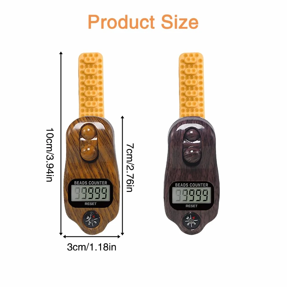 Digital Beads Counter, Contatore per Perline Buddha a 5 Cifre, Golgner