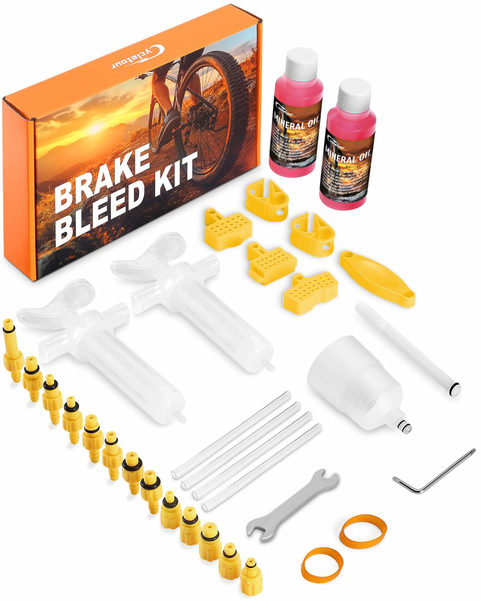 Kit Spurgo Freni per Shimano TEKTRO TRP Freni Idraulici con Liquido Minerale