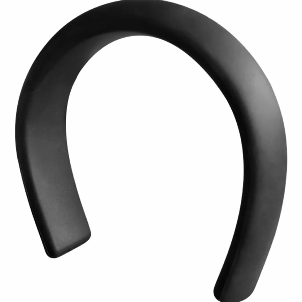 Anello di contrappeso flessibile per il collo in apnea con rivestimento in morbido silicone per un controllo stabile della galleggiabilità e allenamento di immersione profonda, nero, 39 cm (L [nero