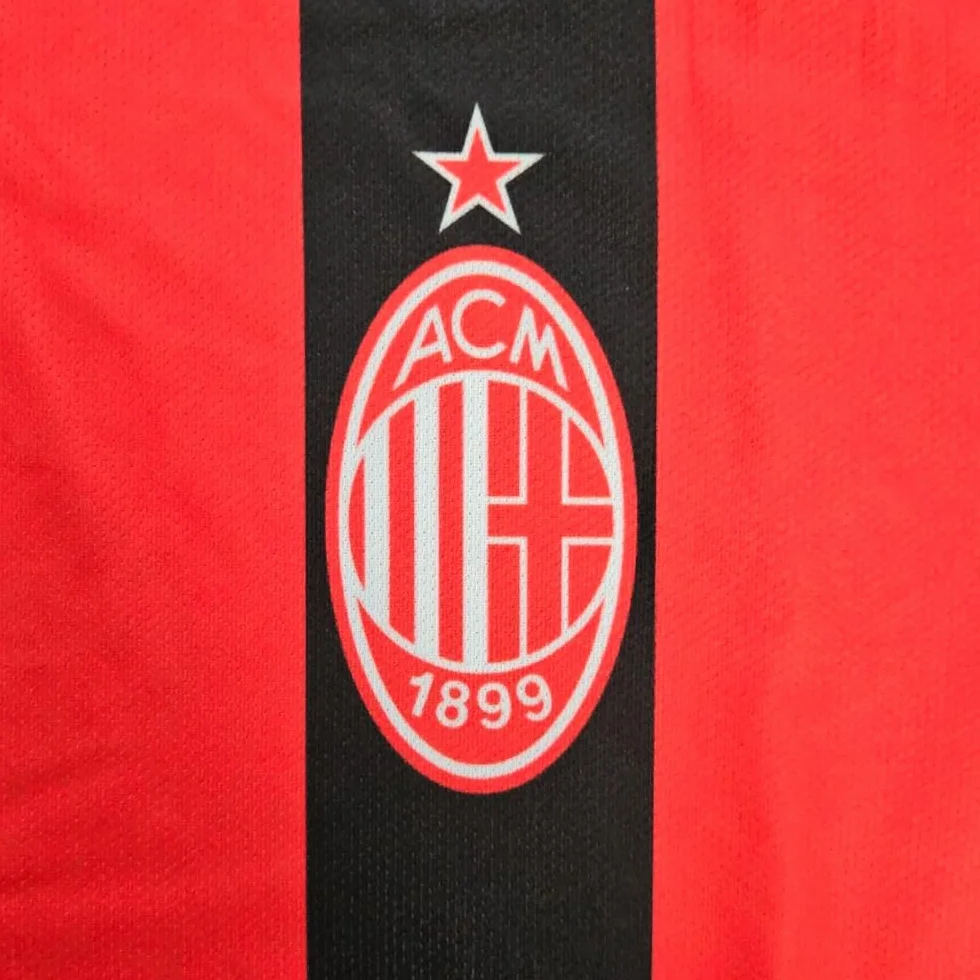 AC Milan Maglia Replica Personalizzabile 100% Poliestere Taglie 4Y-XXL