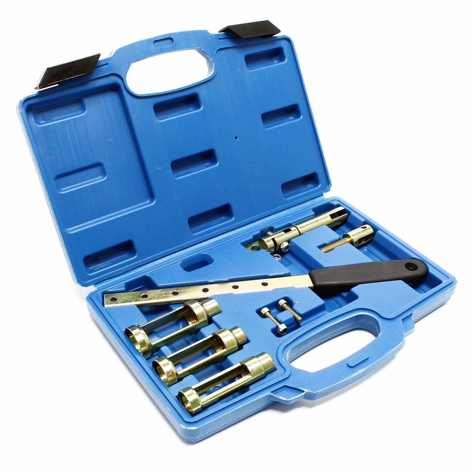 Wiltec Set Attrezzi tendimolle per valvole Guarnizione valvola Motori 8V 12 V 16V