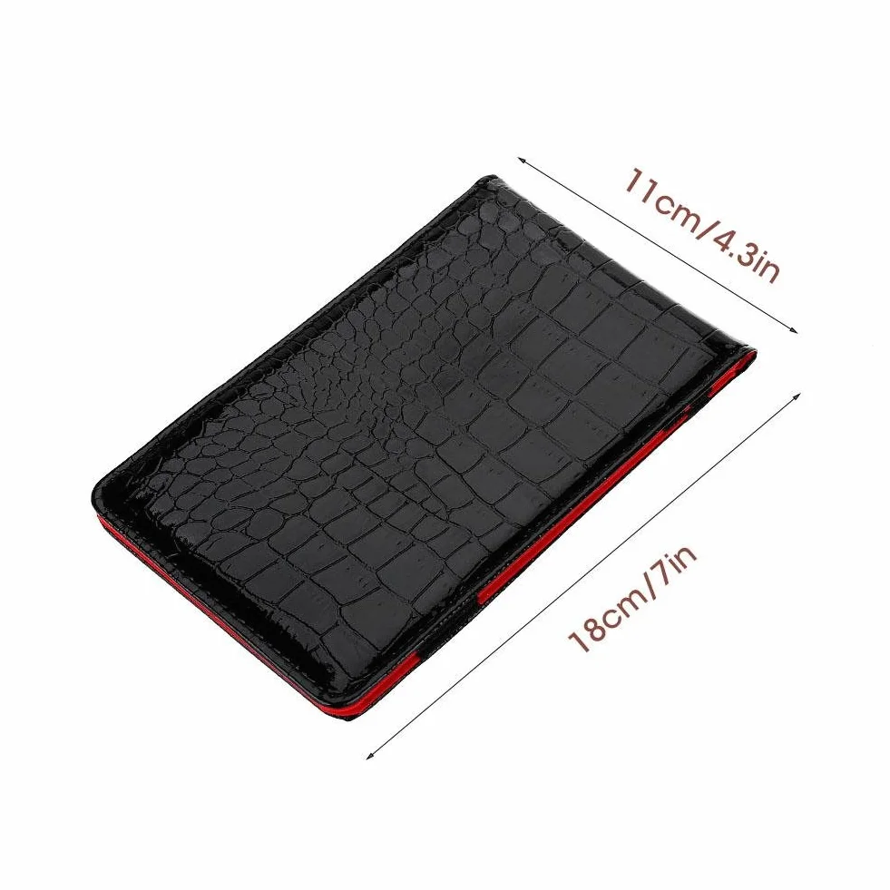 Tbest Titolare di Segnapunti da Golf in Pelle, Porta Carte, Portamonete e Accessori Sportivi con Matita