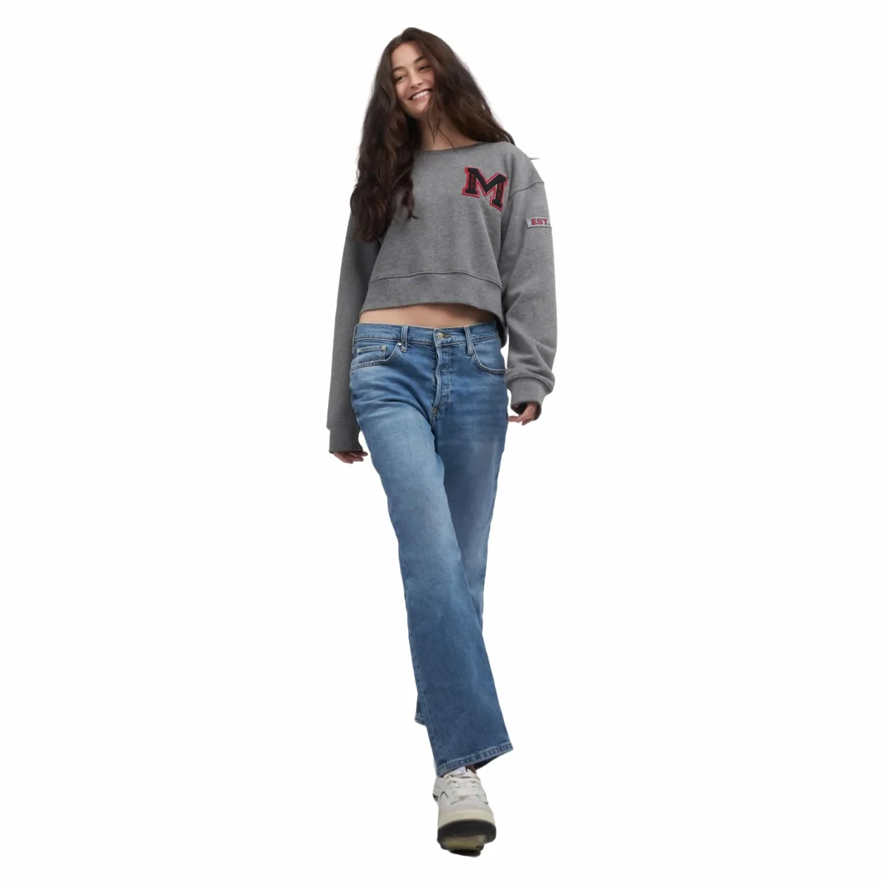 AC Milan Felpa Croptop Donna College Collection