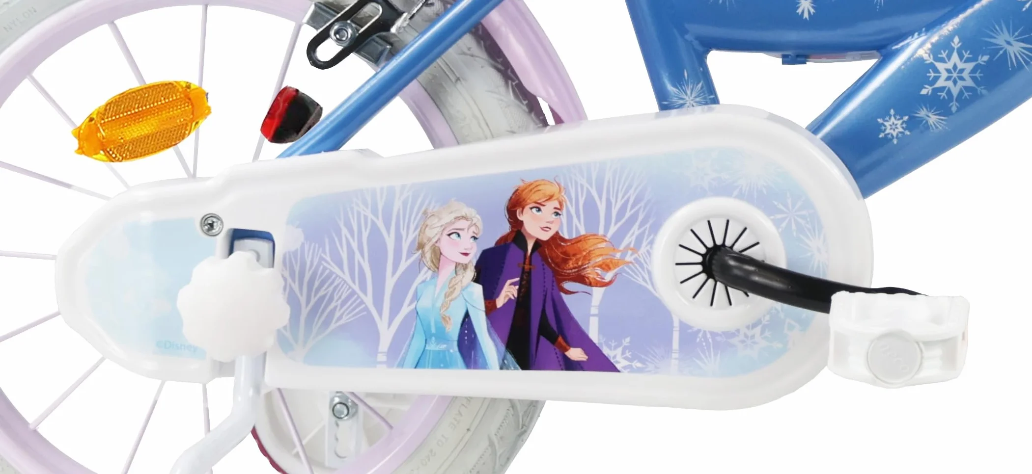 Bicicletta da 14" da Ragazza Frozen con Casco e Cestello