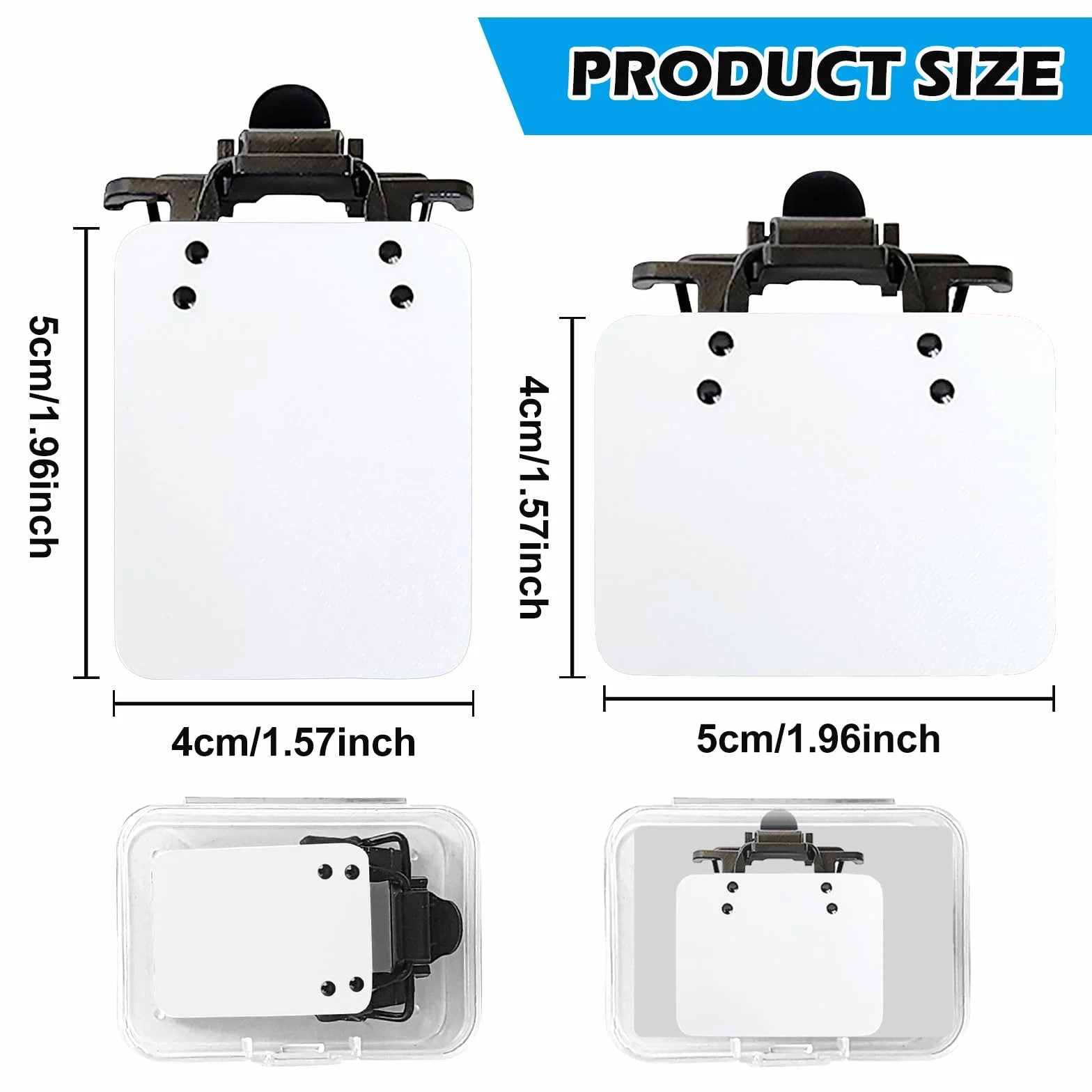 Bordeag 2pcs Shooting Patch Per Occhiali Da Tiro Toppe per Occhiali