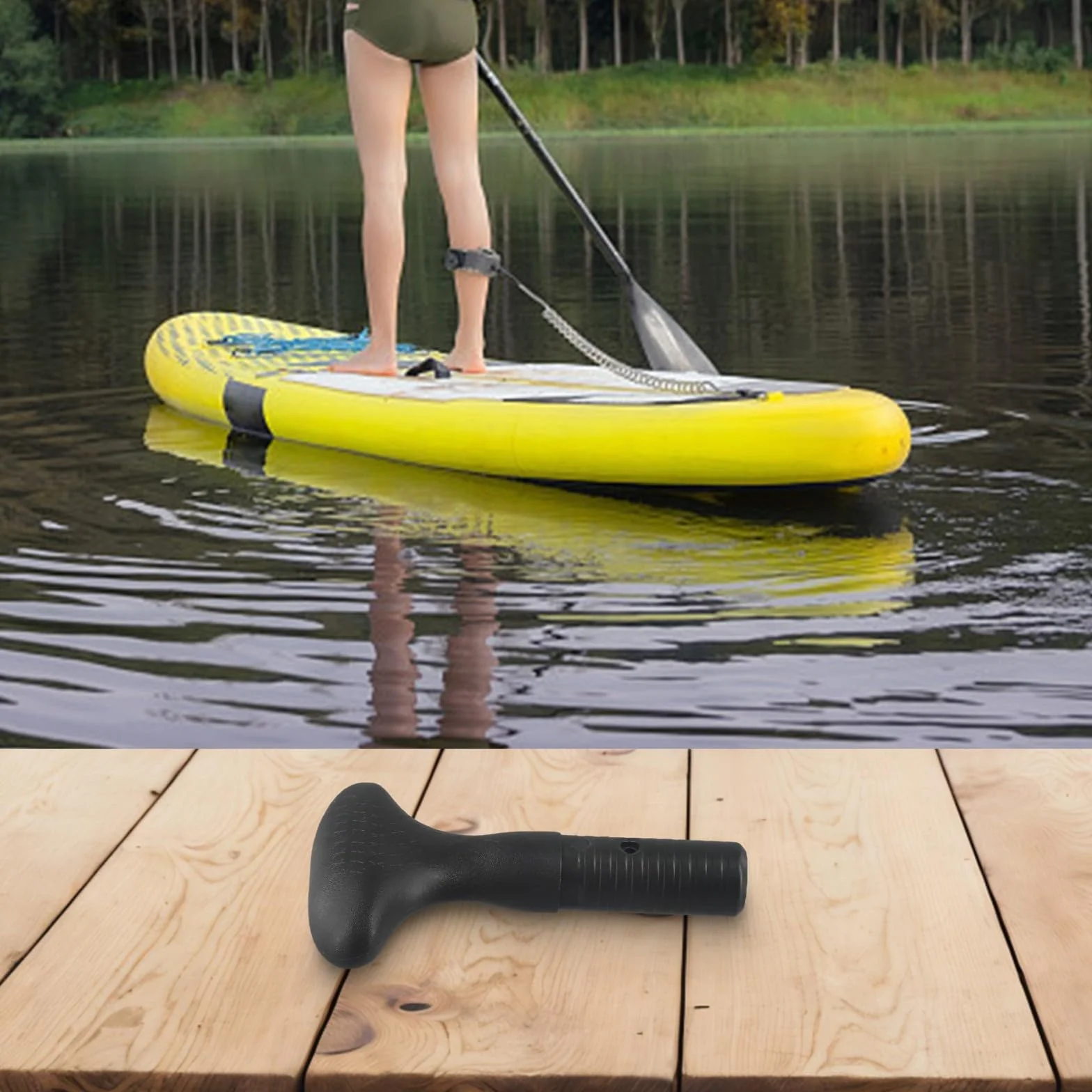 Manico di ricambio in nylon ABS per pagaie canoa SUP paddle surf barca
