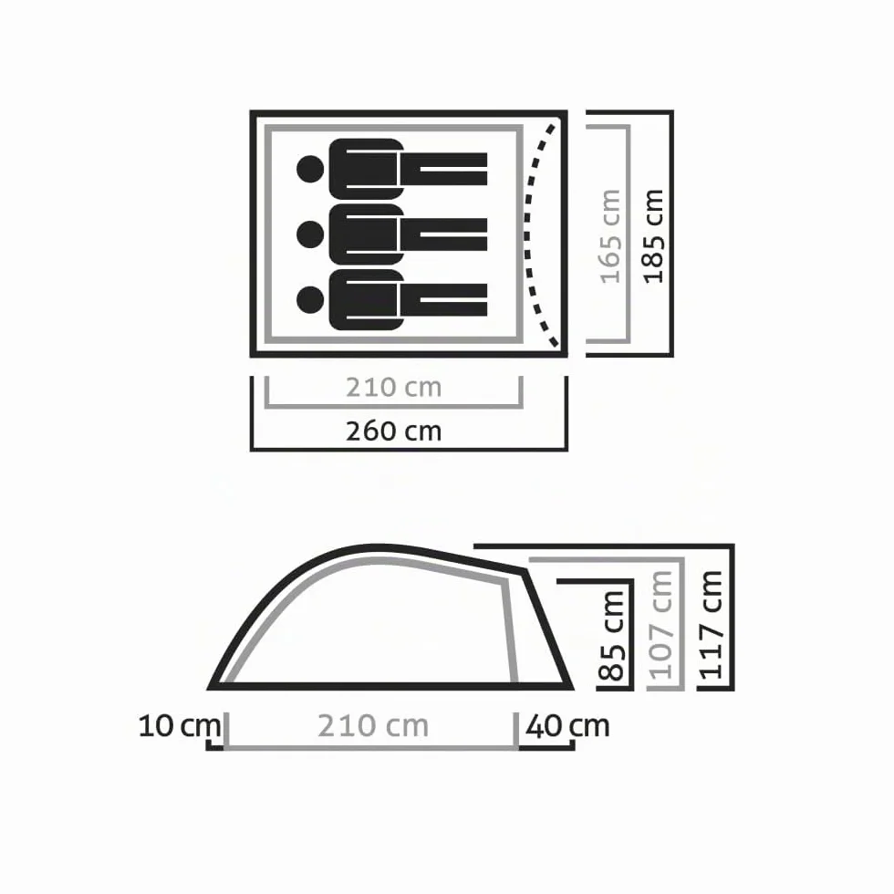 Salewa Tenda Litetrek III
