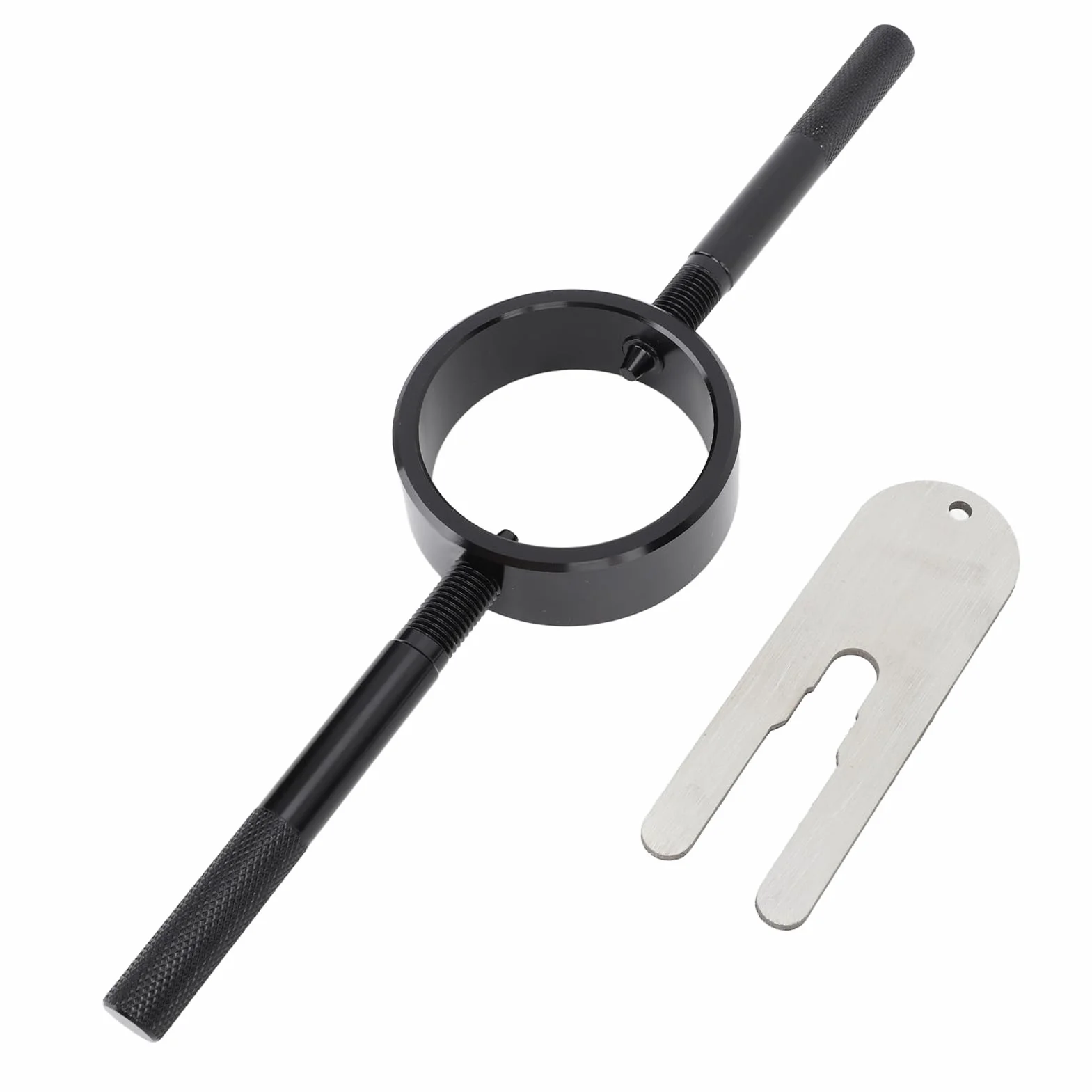 Kit di Strumenti per Compressore Molla Forcella, Strumento di Supporto per Asta Cartuccia con Chiave a Perno Radiale per Moto per la Maggior Parte delle Moto Strada