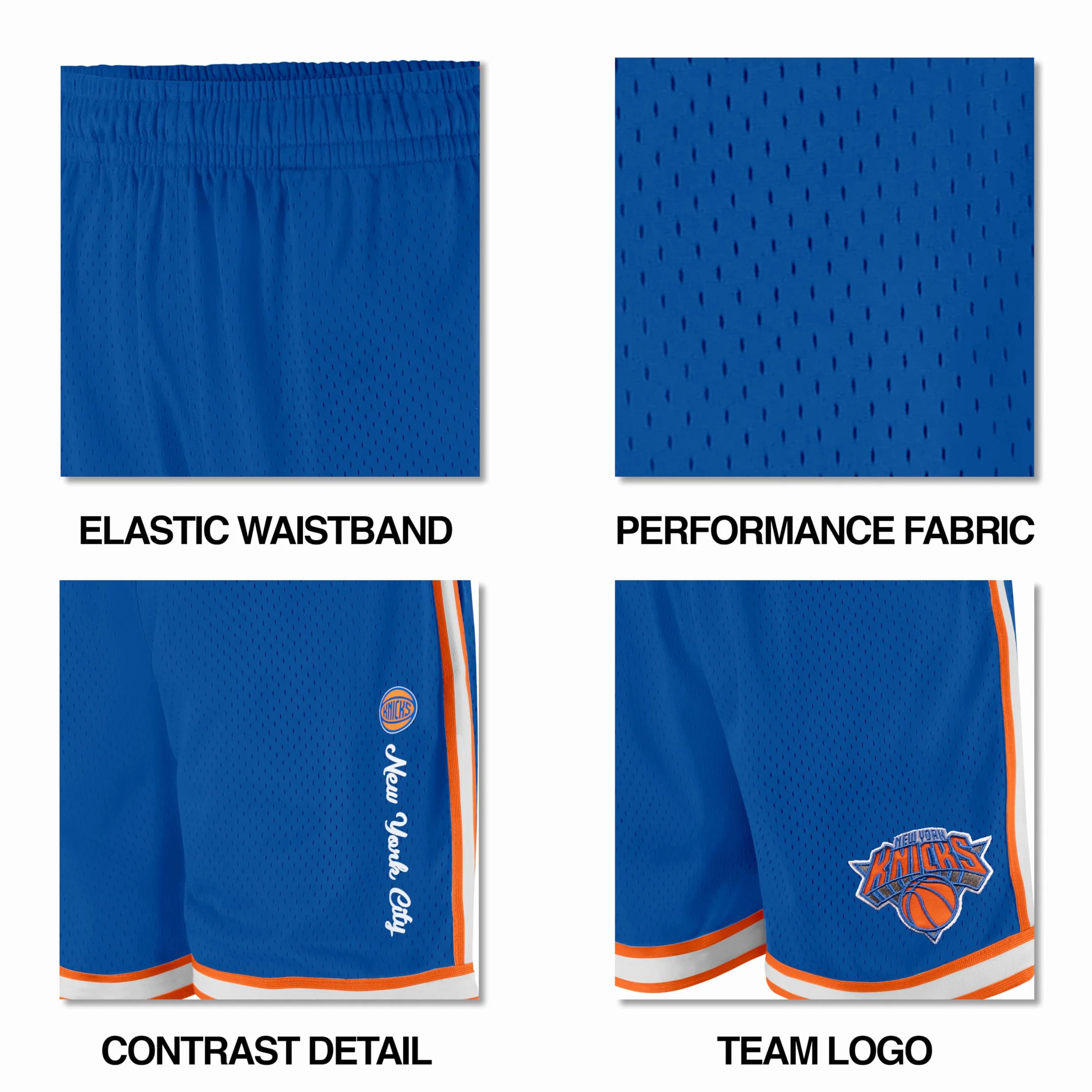 Ultra Game Pantaloncini da Basket NBA Soft Air Mesh Slam