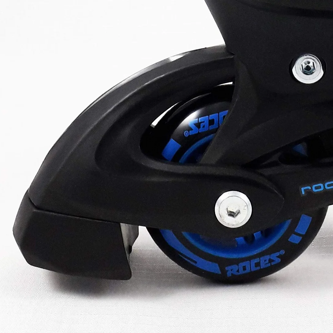 ROCES Jokey 3.0 Pattini a Rotelle Bambino Regolabili 4 Misure Scafo PE Ruote PU 64-72mm 82A Cuscinetti ABEC 3