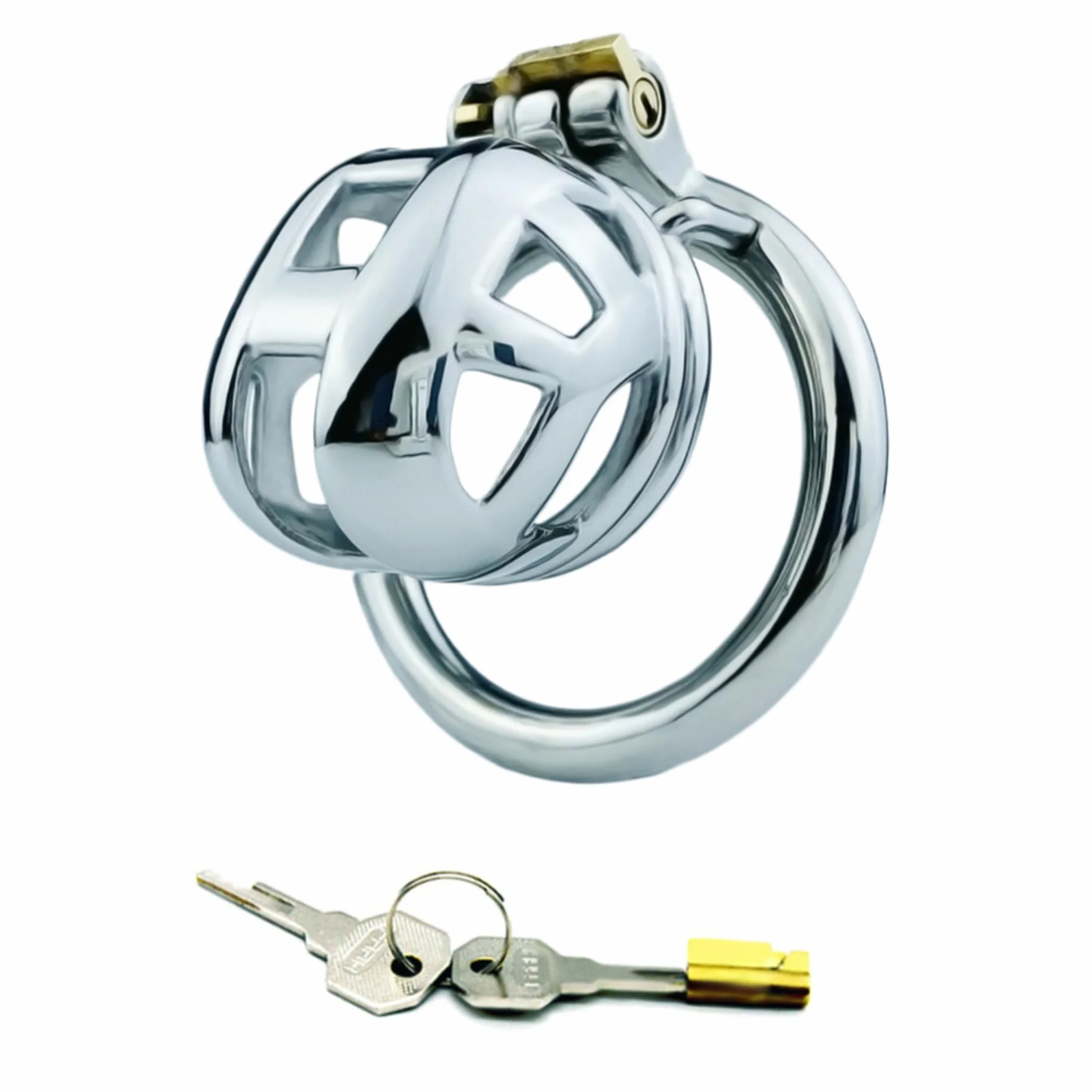 Anello da Appendere da Uomo in Acciaio Inossidabile con Chiusura Nascosta Anti-Spostamento 40mm 45mm 50mm 55mm
