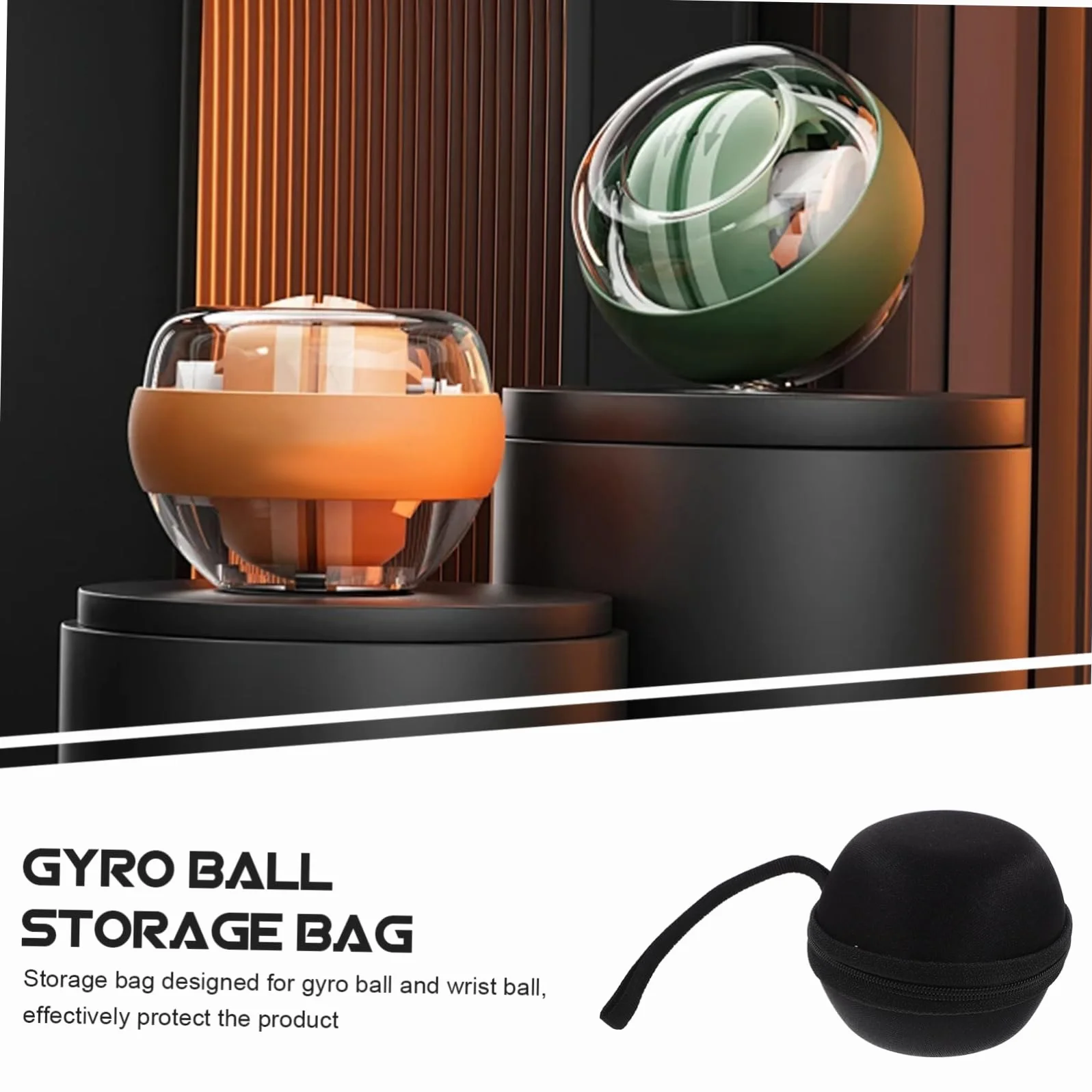 YARNOW Borsa per Riporre la Palla da Polso Gyro Custodia Accessori Portatile