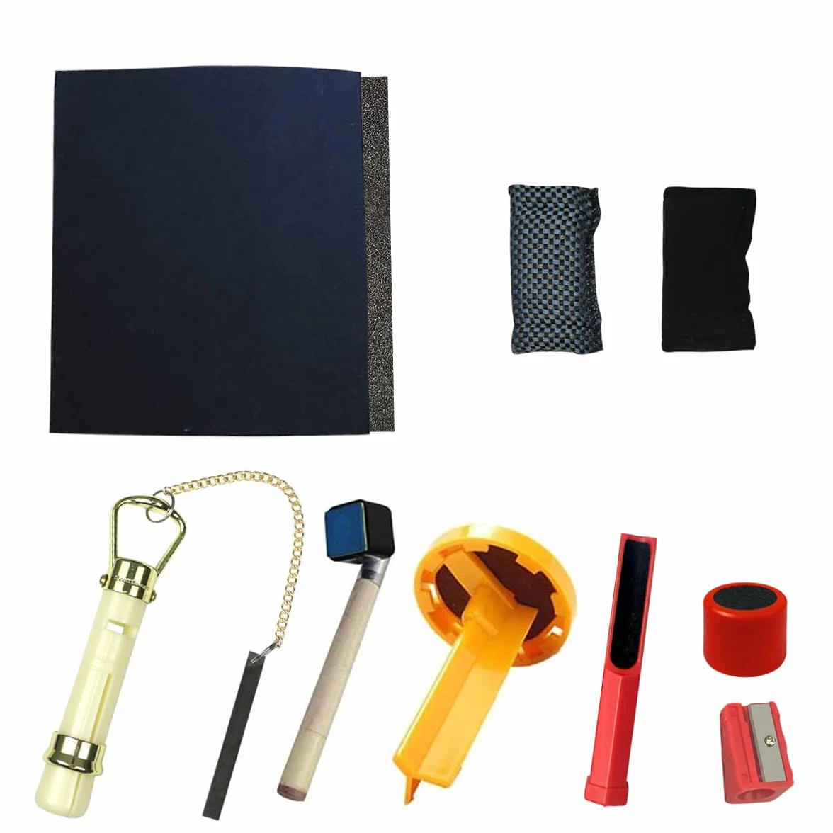 Scott Edward Kit Riparazione Stecca Biliardo 10 Pezzi Accessori