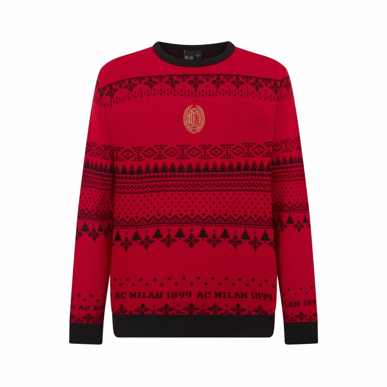 AC Milan Maglione di Natale 2024 Cotone Ufficiale Unisex L