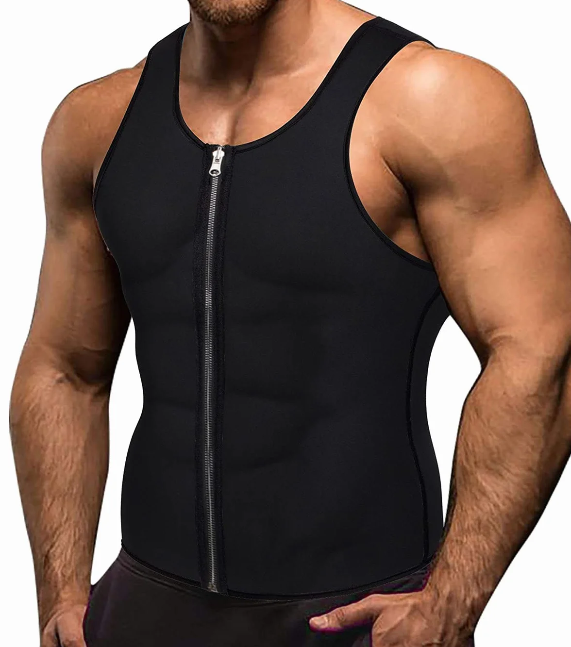 Memoryee Gilet Neoprene Body Shaper Tuta Sauna Allenamento Fitness Uomo