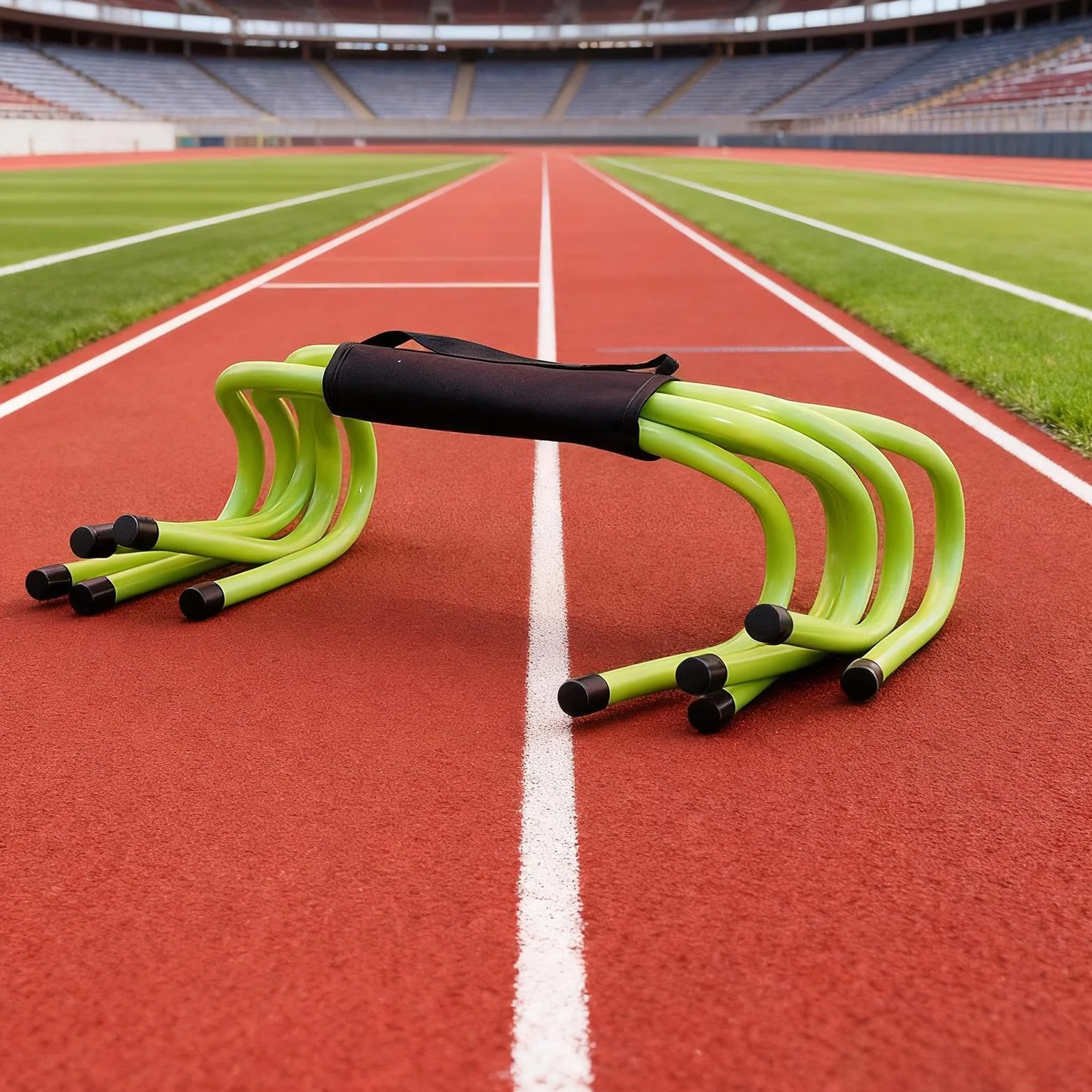 TISHITA 5 Pezzi Ostacoli Agilità Hurdles Allenamento Velocità PP 15 cm Calcio Tennis