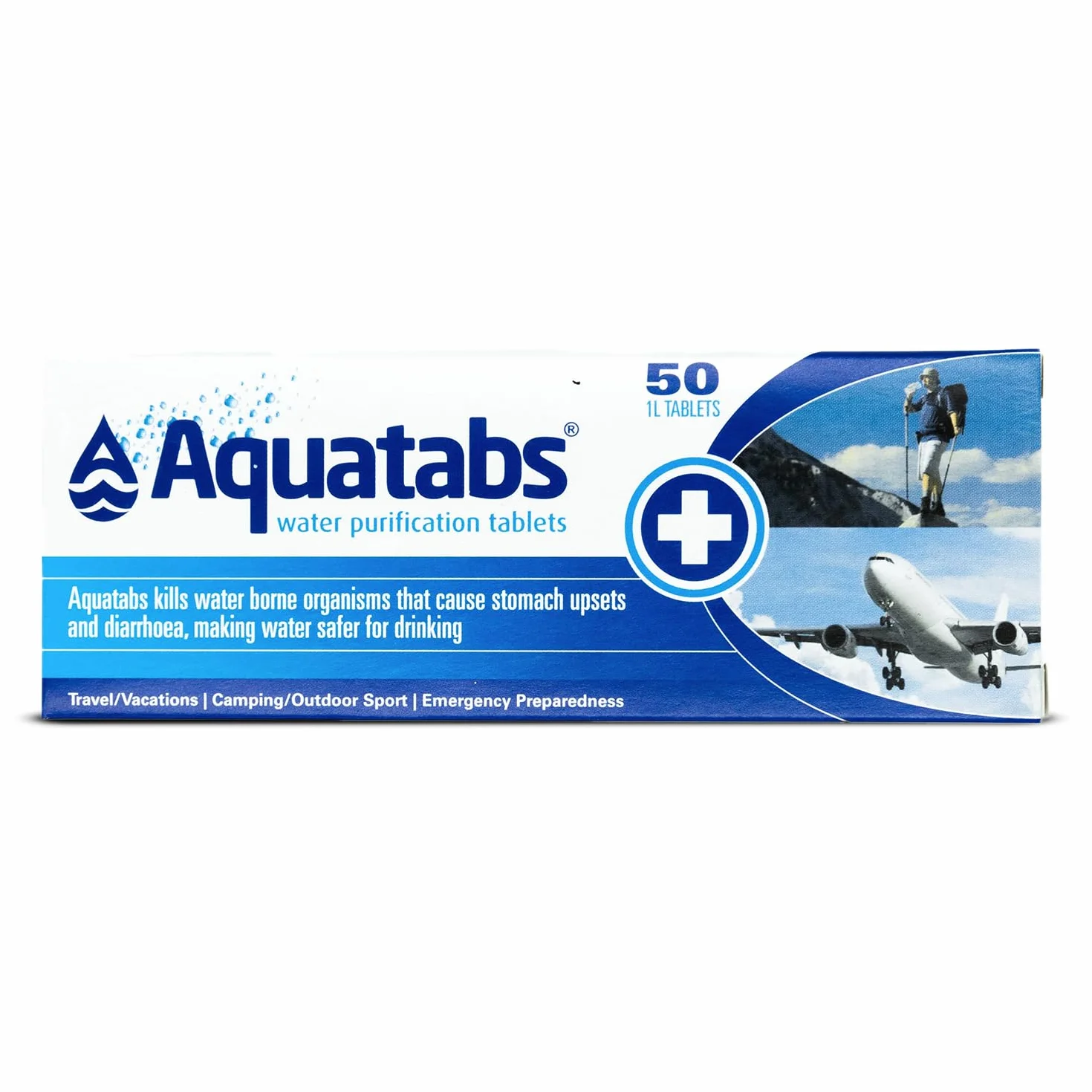 Martinez Albainox Aquatabs 50 Pastiglie Purificare Acqua Trekking