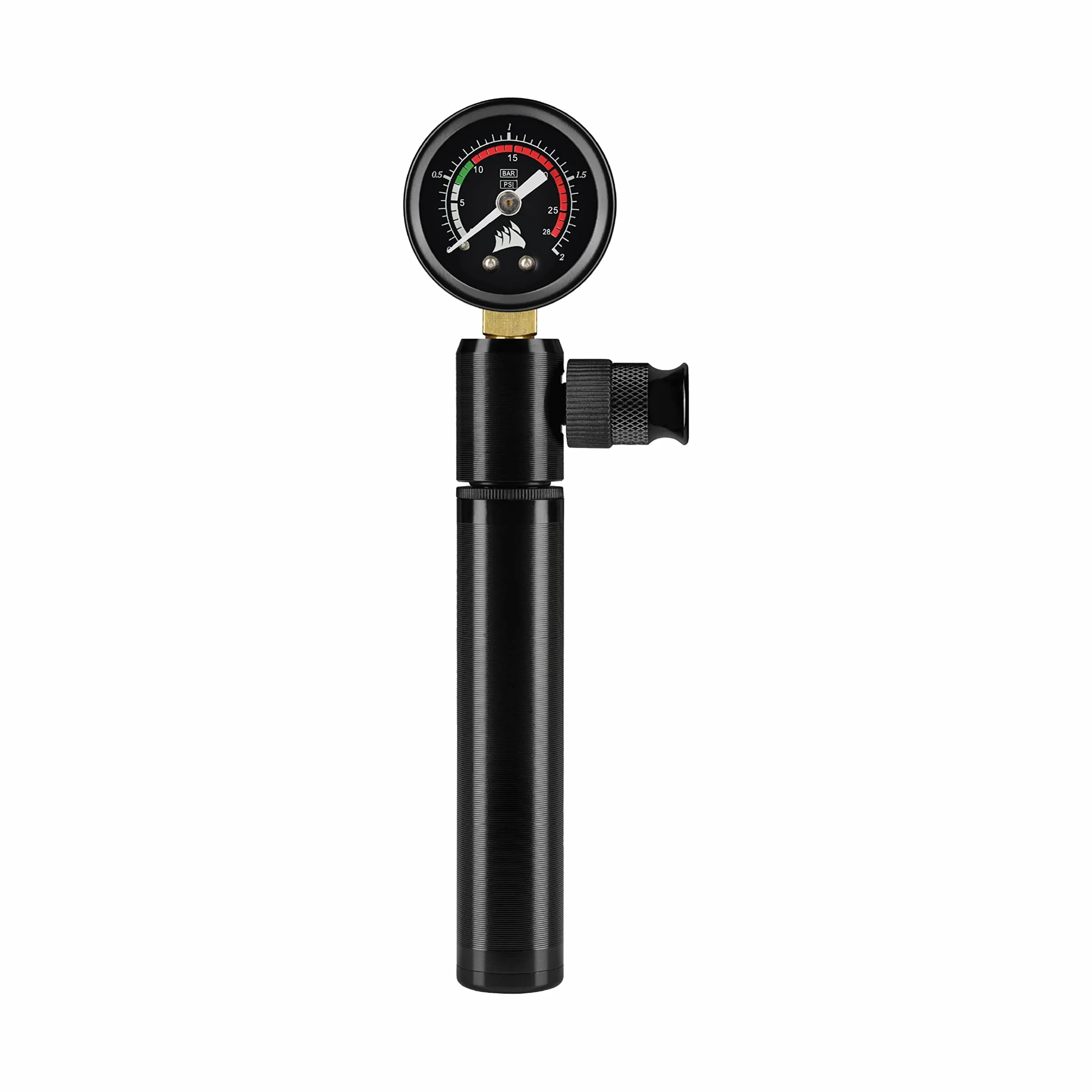 Corsair Hydro X Series XT Tester per perdite di pressione tool kit (Rapido e sicuro, Pompa pneumatica manuale inclusa, Letture accurate della pressione, Cavo da 20 cm) Nero (CX-9071002-WW)