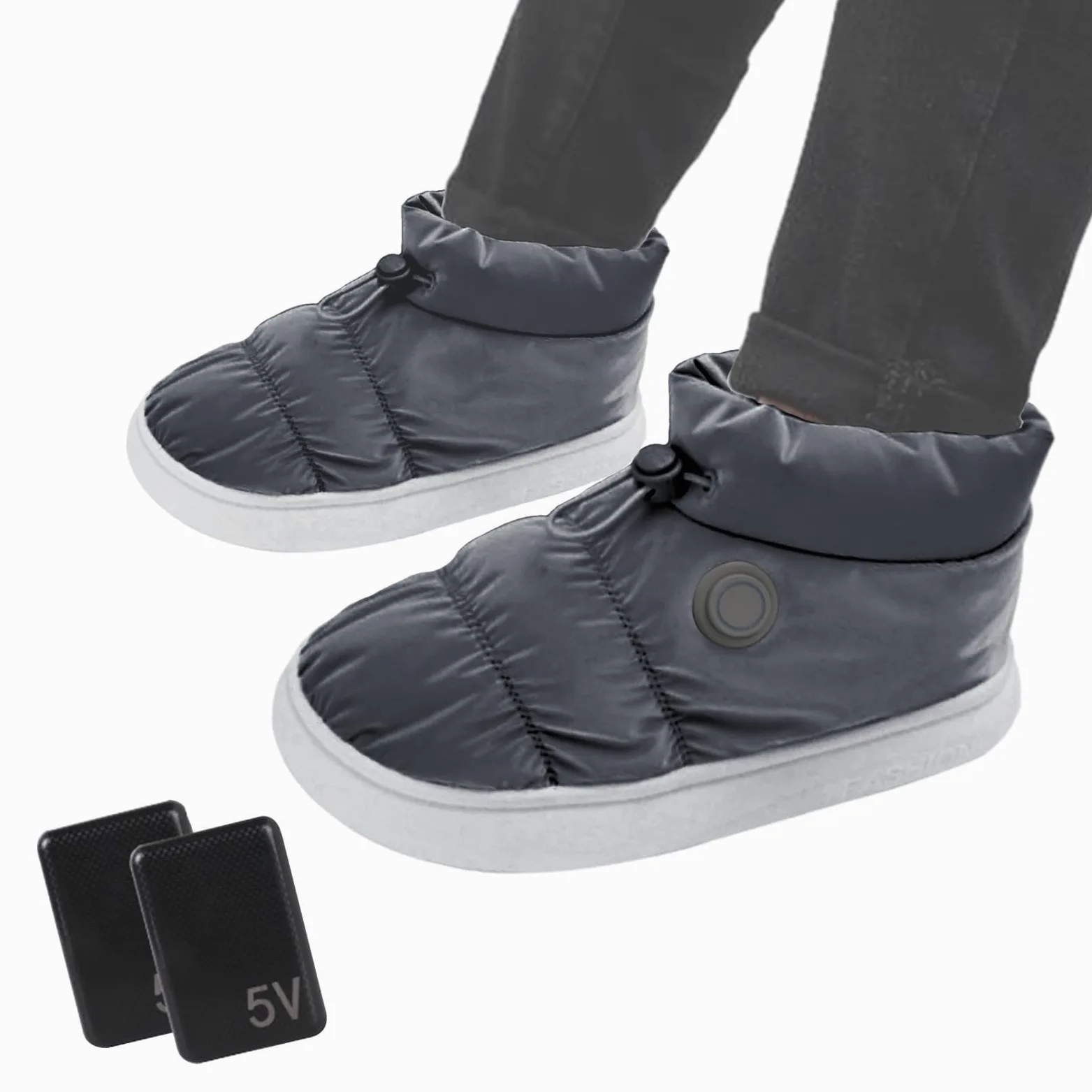 Scarpe riscaldanti ricaricabili, scarpe riscaldanti elettriche - piedi calde | Scarpe termiche per piedi riscaldanti | Scarpe termiche scaldapiedi