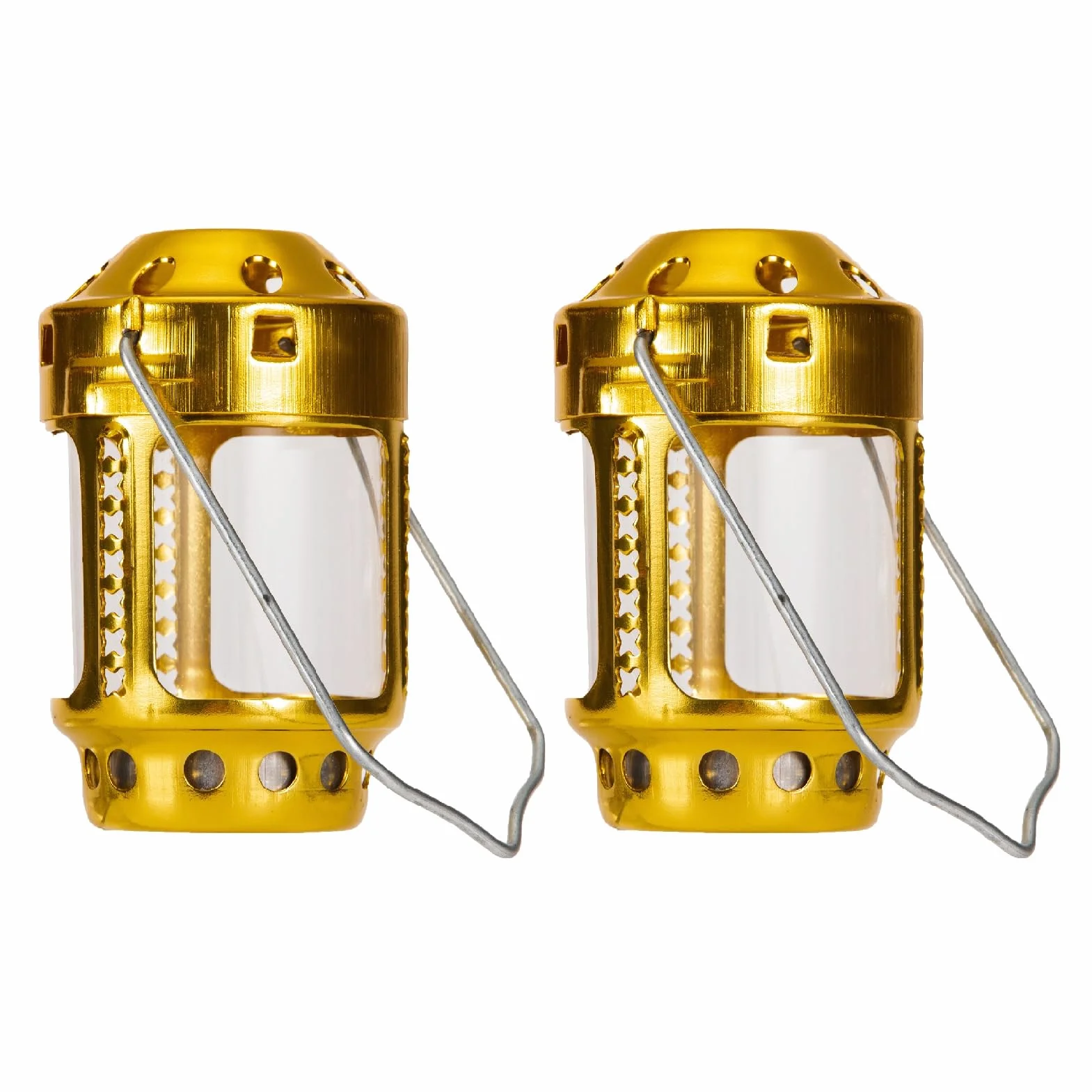 Lampada a candela da campeggio in lega di alluminio 2 PCS