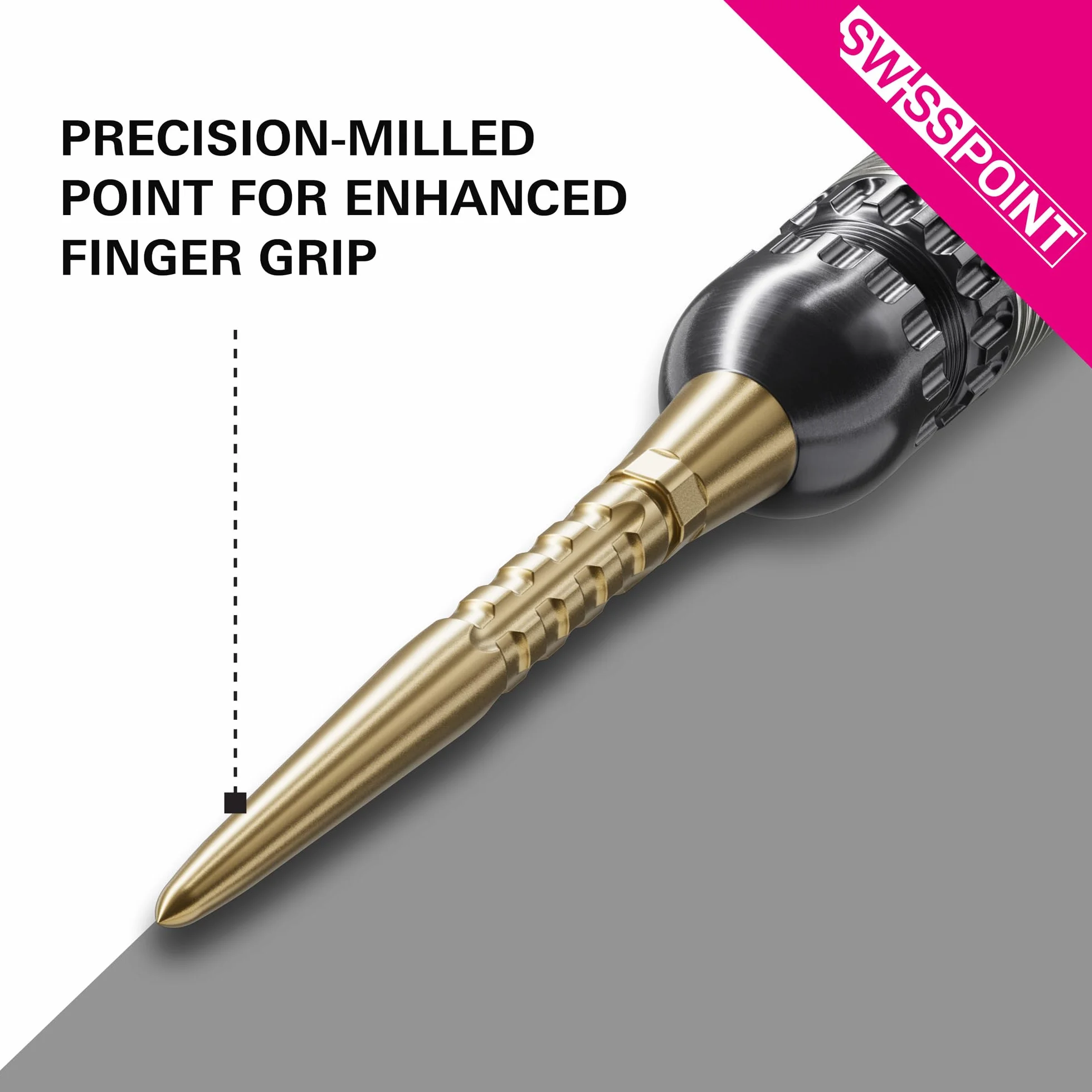 Target Darts Swiss Point Storm Dart Points Surge 3 Set 26MM 30MM 35MM Oro Argento Nero