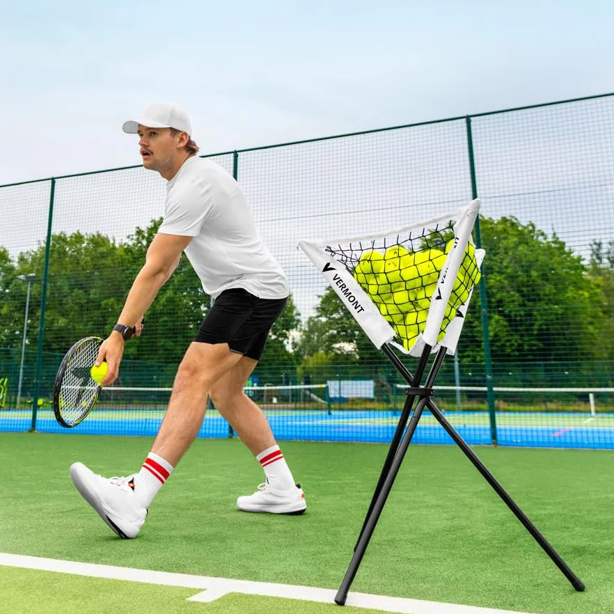 Vermont Cestino pieghevole portatile per palline da tennis fino a 80