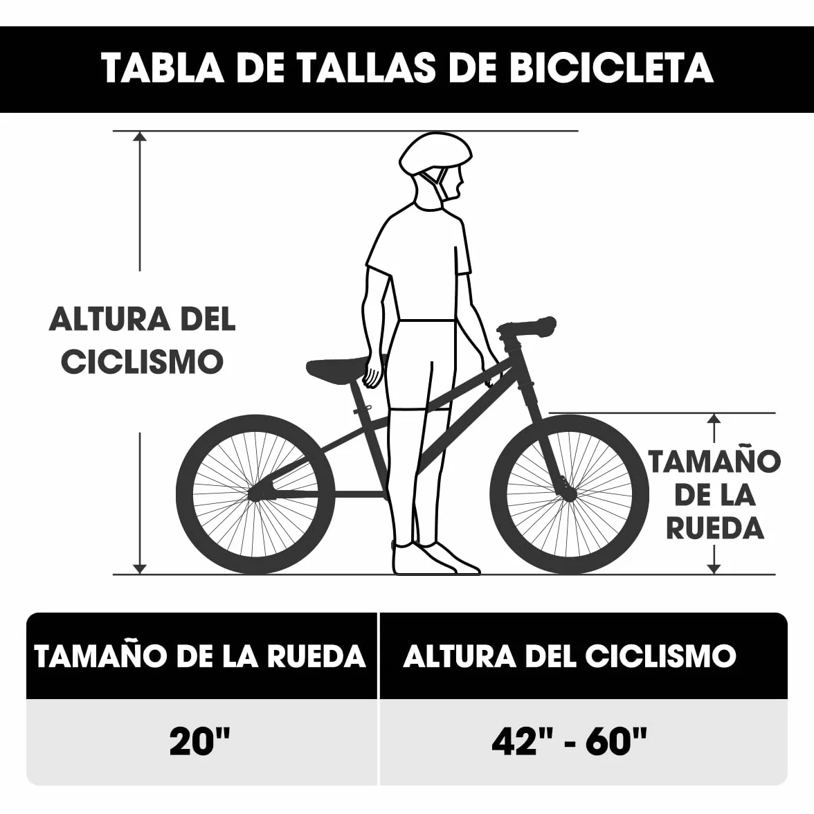 HILAND Mountain Bike 20 Pollici Bambini Ragazzi Ragazze Bicicletta Singola Velocità Doppi Freni a Mano Cavalletto