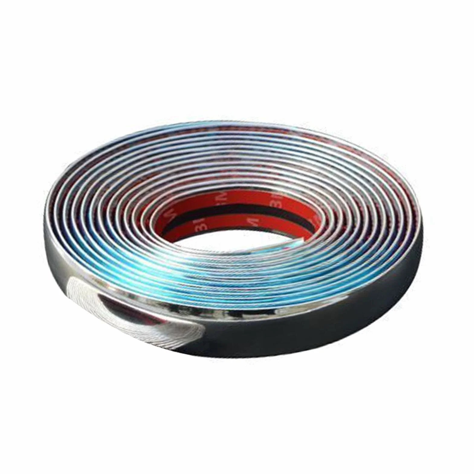 Striscia per paraurti placcata per auto cromata - adesivo decorativo per paraurti, modanatura cromata | Strisce d'argento decorative per finestre di auto, Accessori per auto cromata Accessori cromati