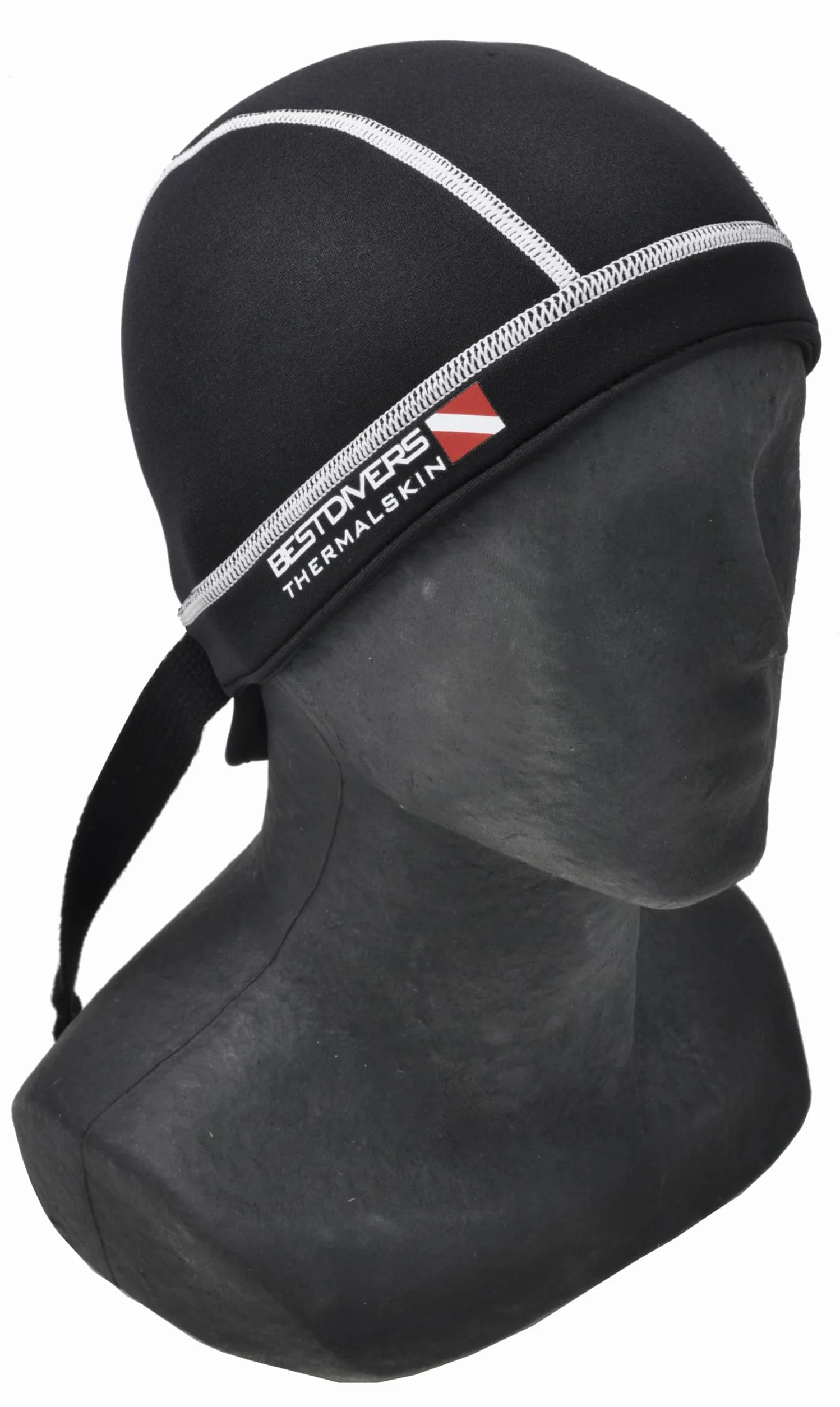 BEST DIVERS Bandana 3 mm NEOP. Nera/Bianca L-XL