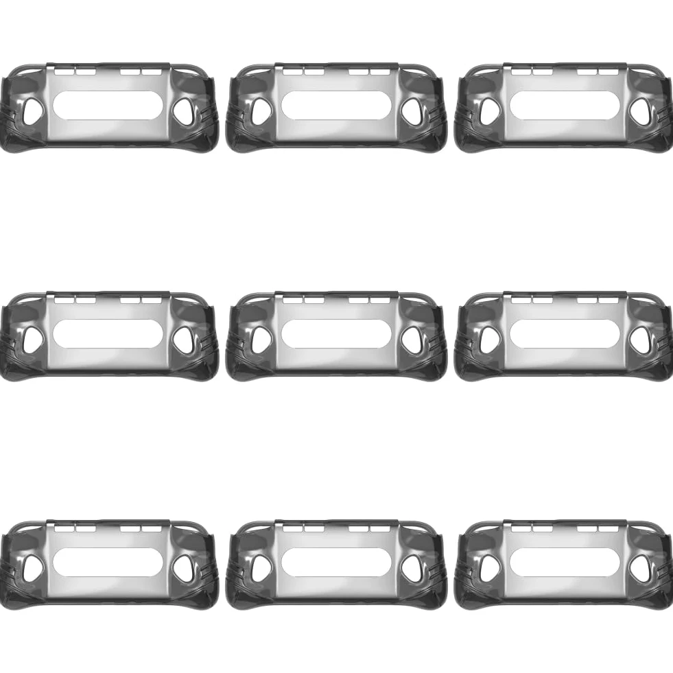 Ayn Odin3 - Custodia protettiva trasparente in morbido TPU, protezione completa, antigraffio, antiurto, 9 pezzi nero trasparente, astuccio