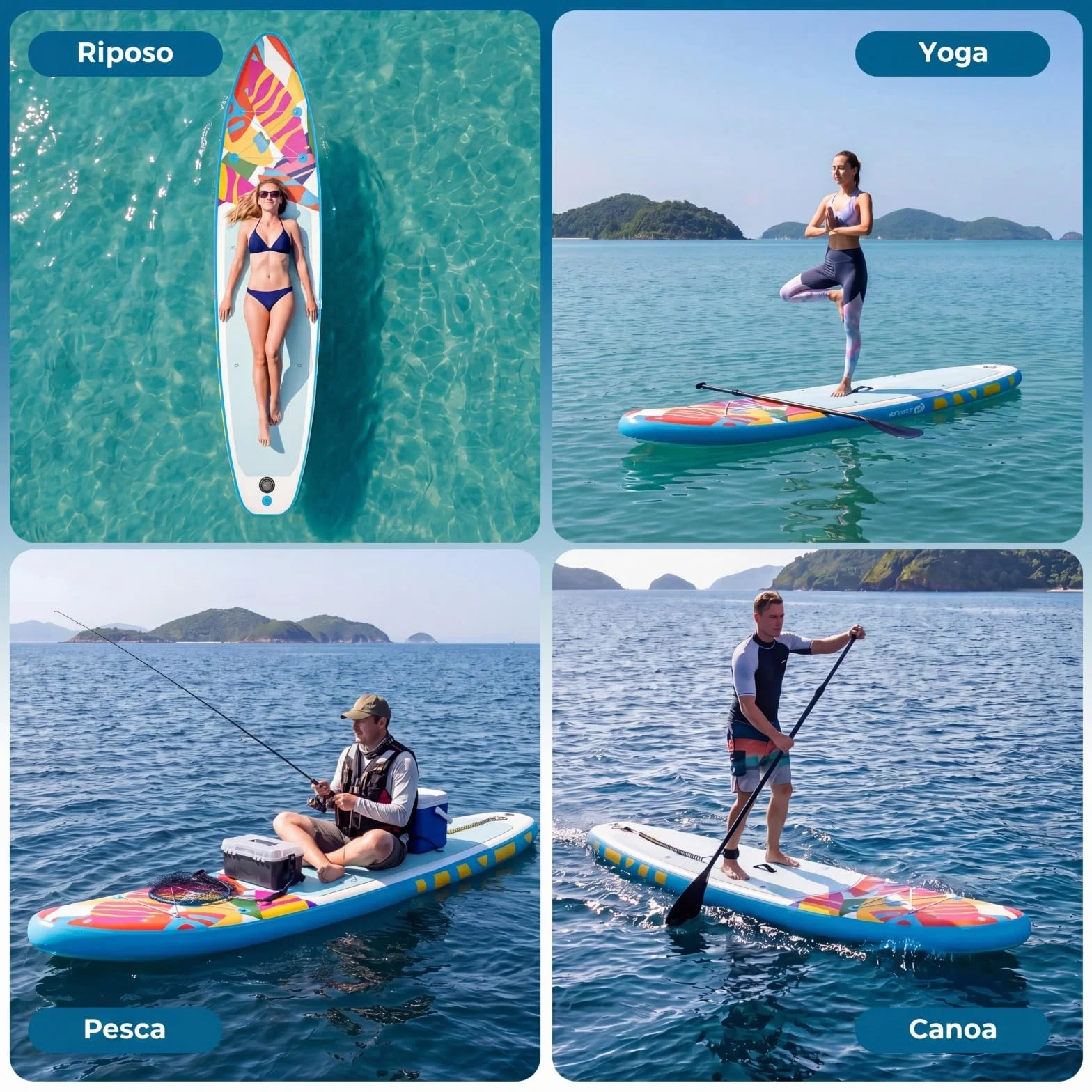 COSTWAY SUP Stand up Paddle Tavola Gonfiabile 336x77x16 cm Portata 160 kg con Pompa Pagaia Alluminio Guinzaglio Borsa