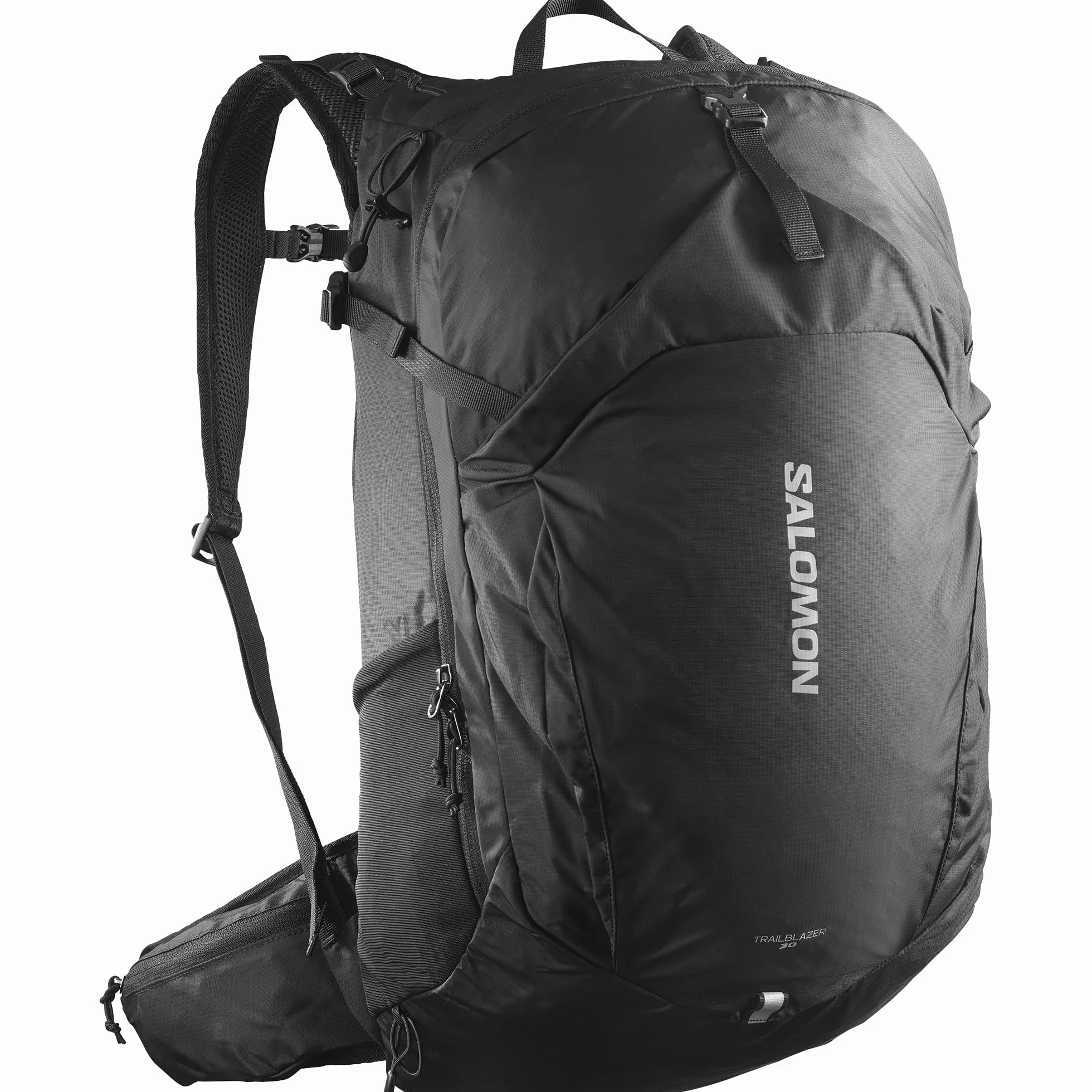 Salomon TRAILBLAZER 30, zaino leggero e versatile con 30 litri di stoccaggio, tasche laterali elasticizzate, comoda imbracatura imbottita per l'escursionismo o l'uso urbano
