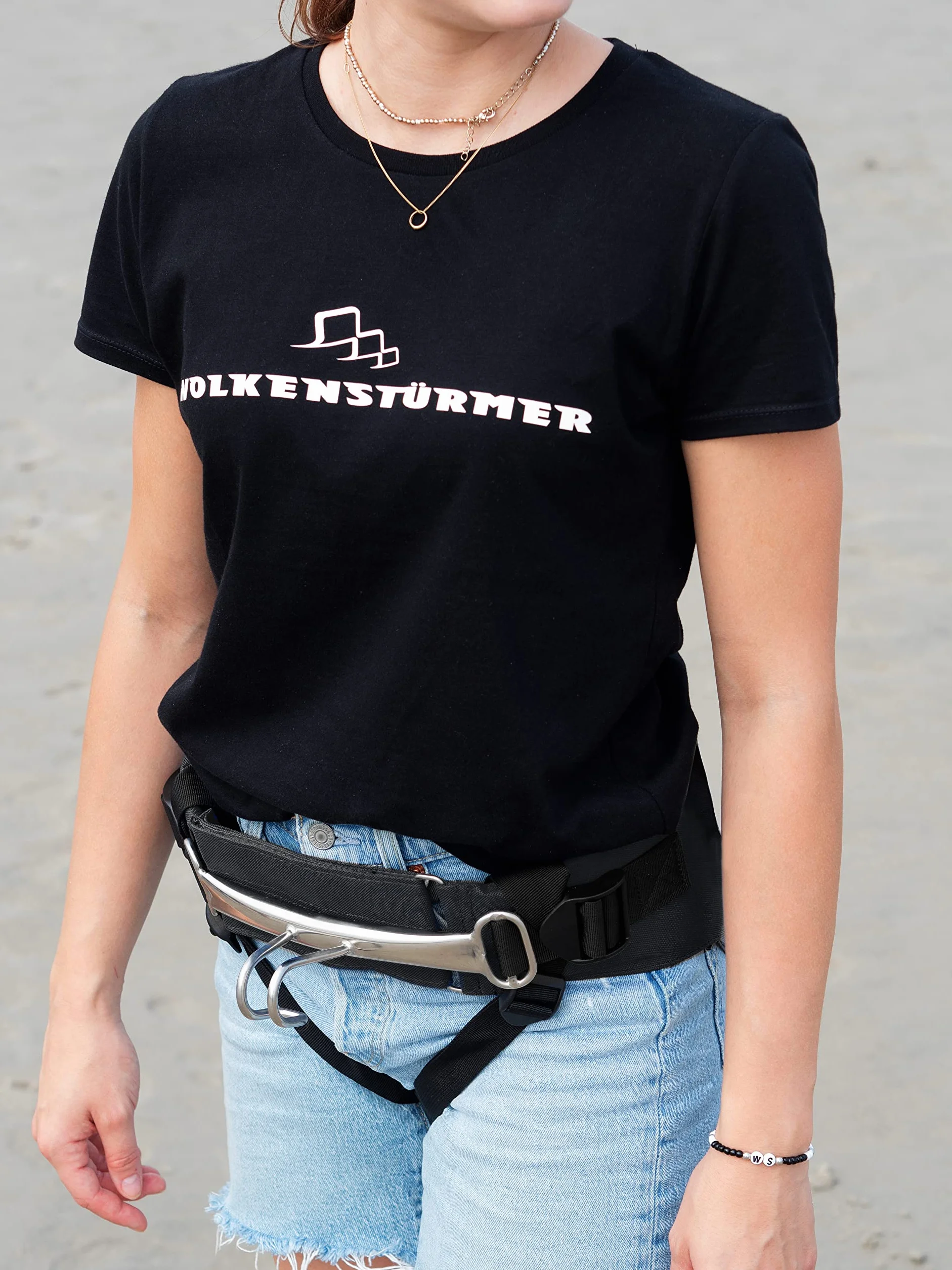 Wolkenstürmer Trapezio universale nero Harness Fix S-XL Imbracatura aquilone trapezoidale