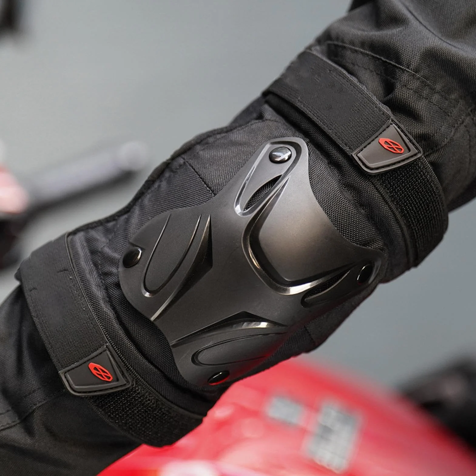 Motociclo Tamps Gomito Ginocchia Protezione Moto Guardie Tibia Pad Gomito Adulti