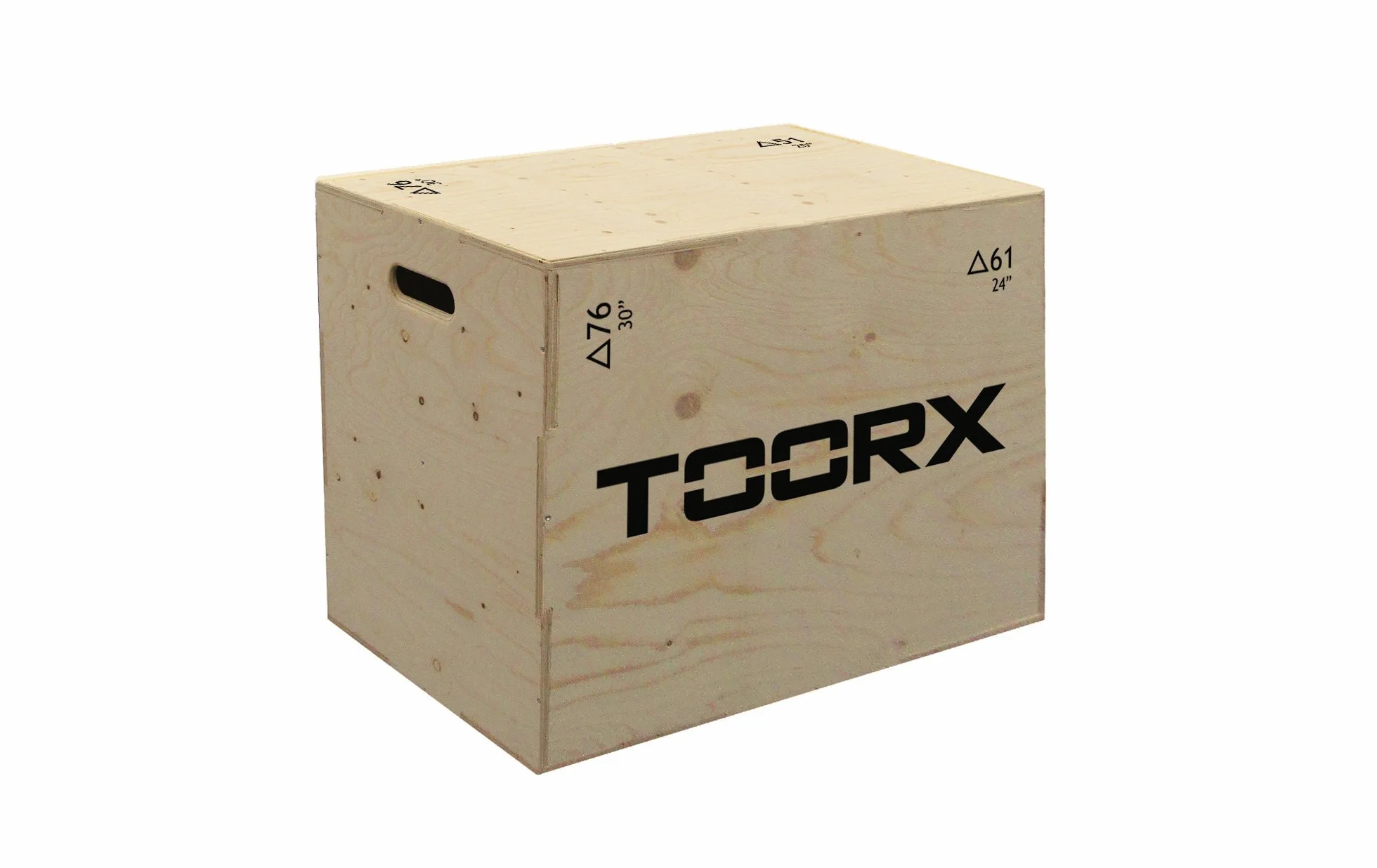 TOORX Plyo Box 3 in 1 Piattaforma Altezza Regolabile 76x61x51 cm