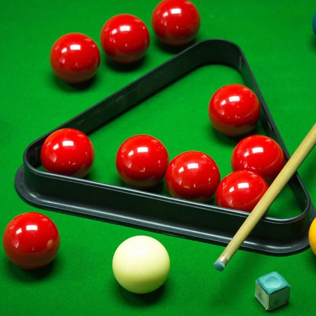 Plastica Triangolo Rastrelliere Biliardo Inglesi Snooker Game Club Storage Accessori Rack