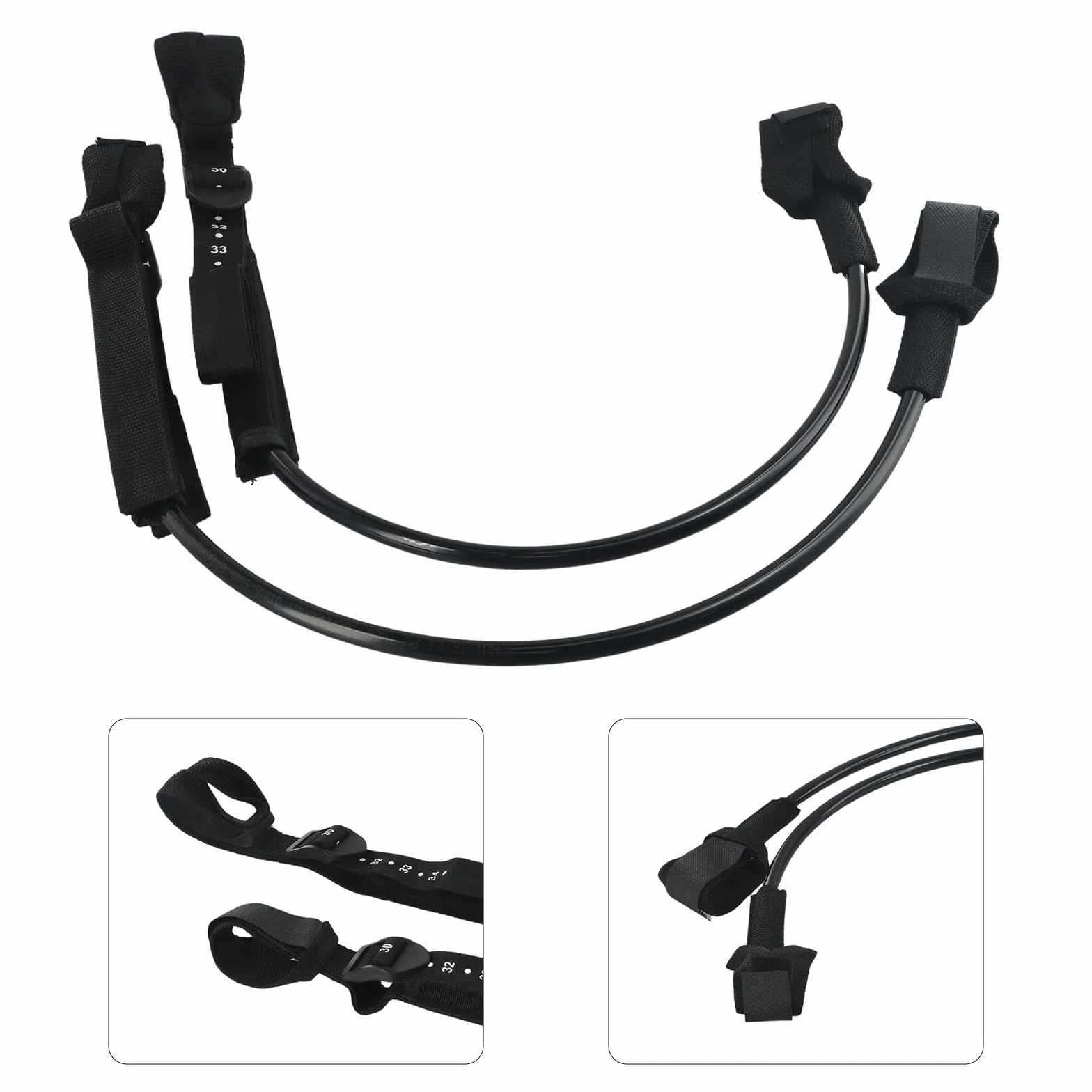 Set di 2 corde per windsurf, regolabili per la massima stabilità e sicurezza