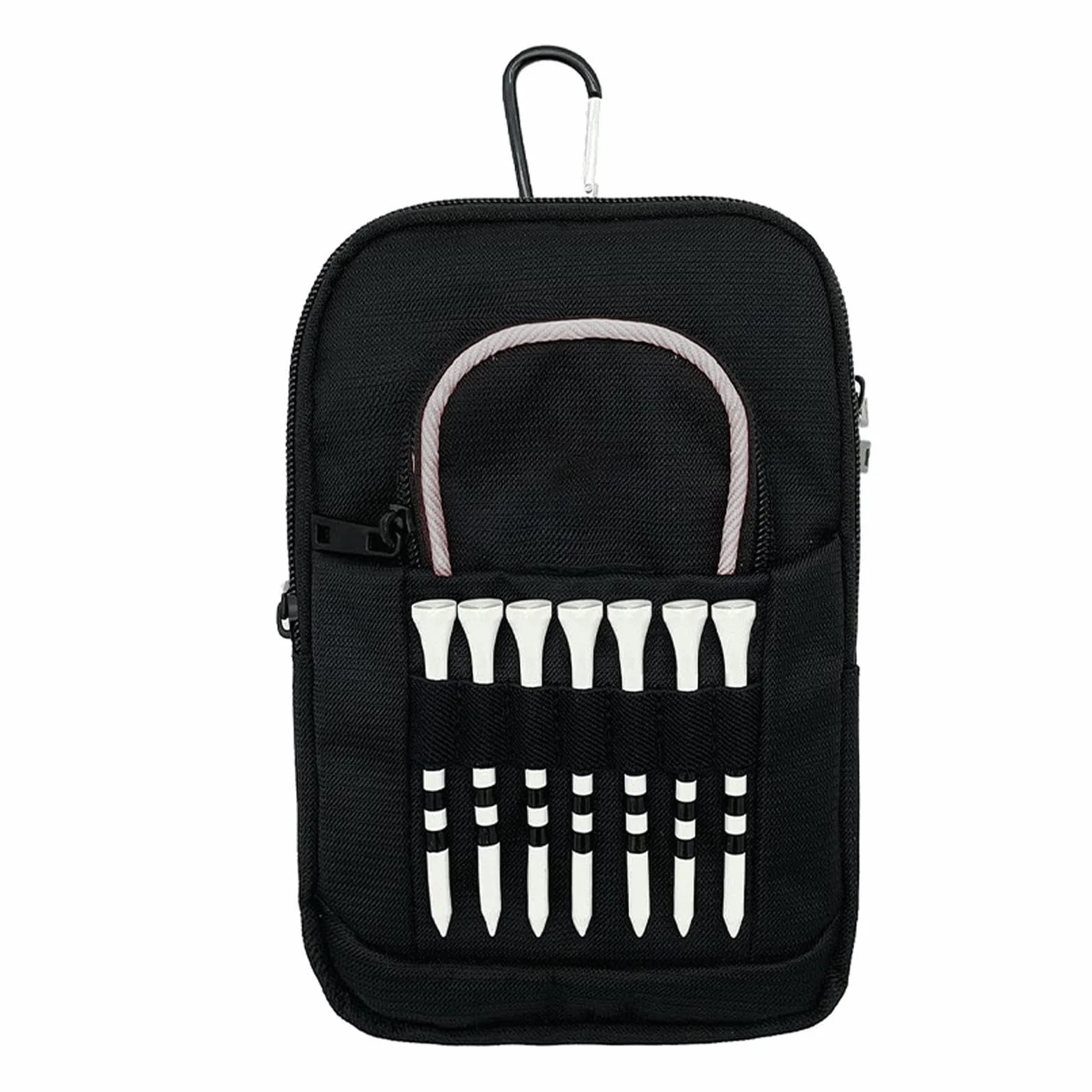 Porta palline da golf, organizer per sacche da golf con supporto frontale