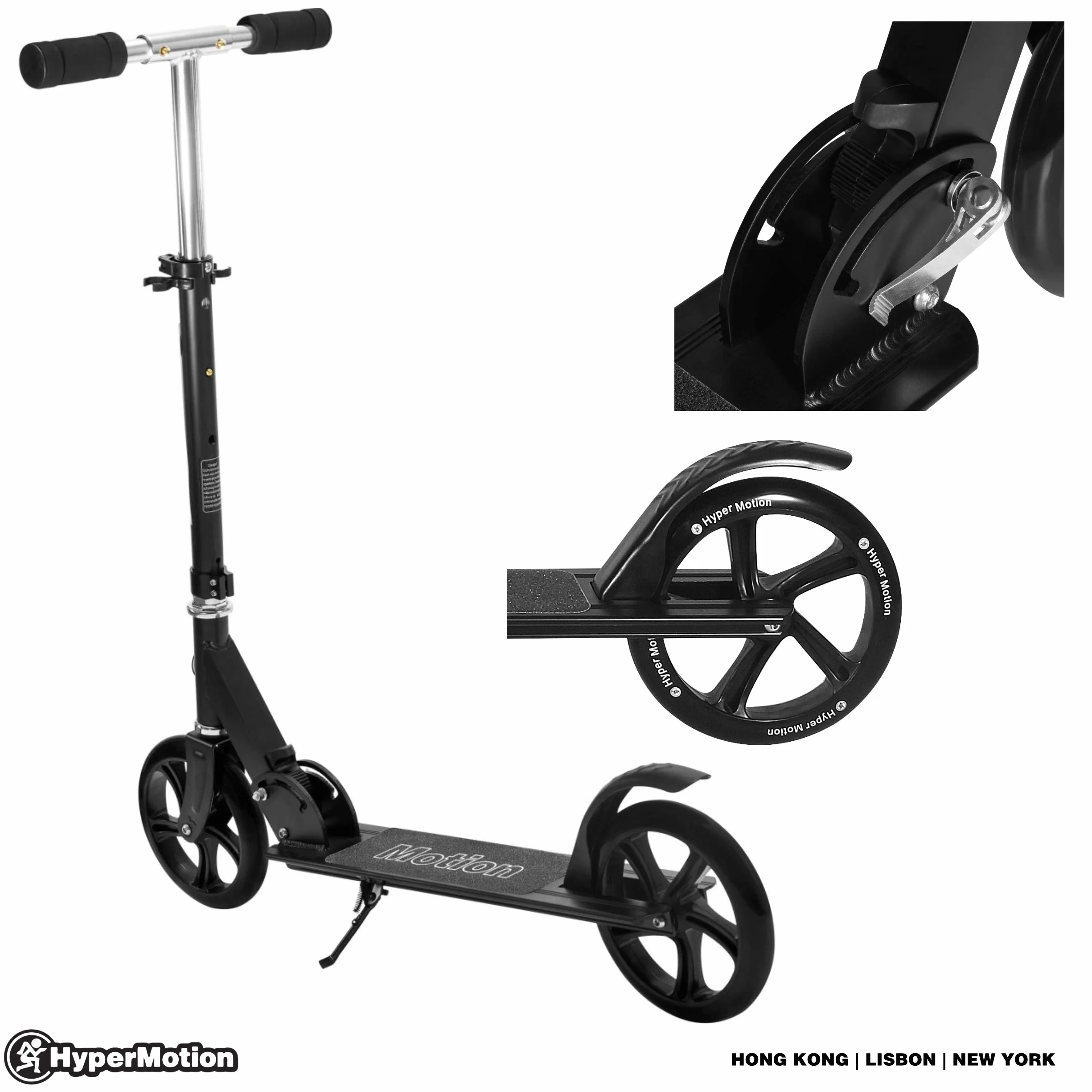 ROCKSTER HyperMotion Monopattino pieghevole 200 mm ABEC-7 100 kg